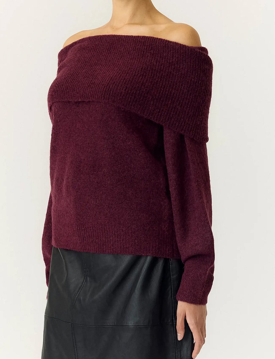 YAS - YASJOHI OS WOOL BLEND PULLOVER S. NOOS - pullover - fig - 5