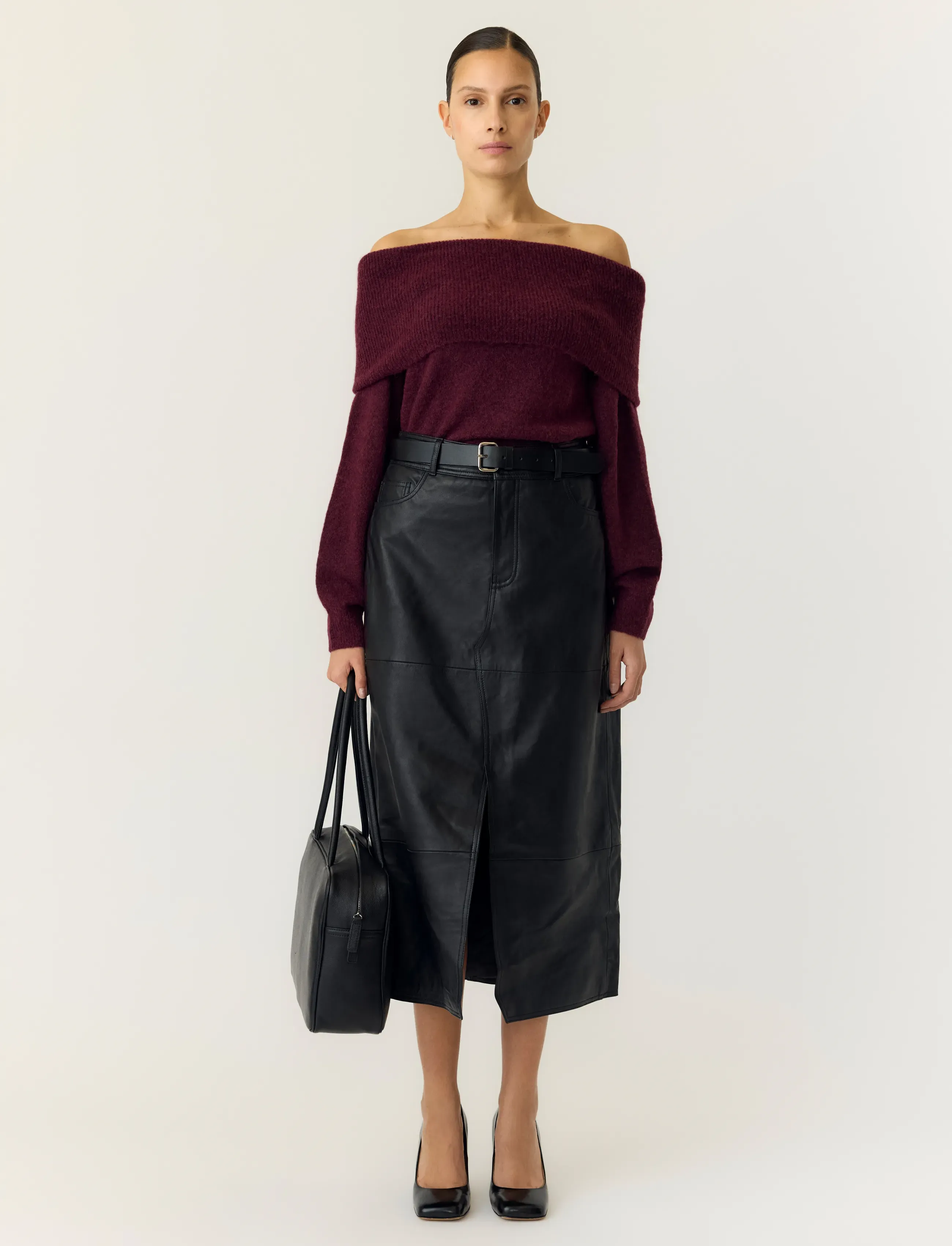 YAS Yasjohi Os Wool Blend Pullover S. Noos stickade tröjor dam – bild 6