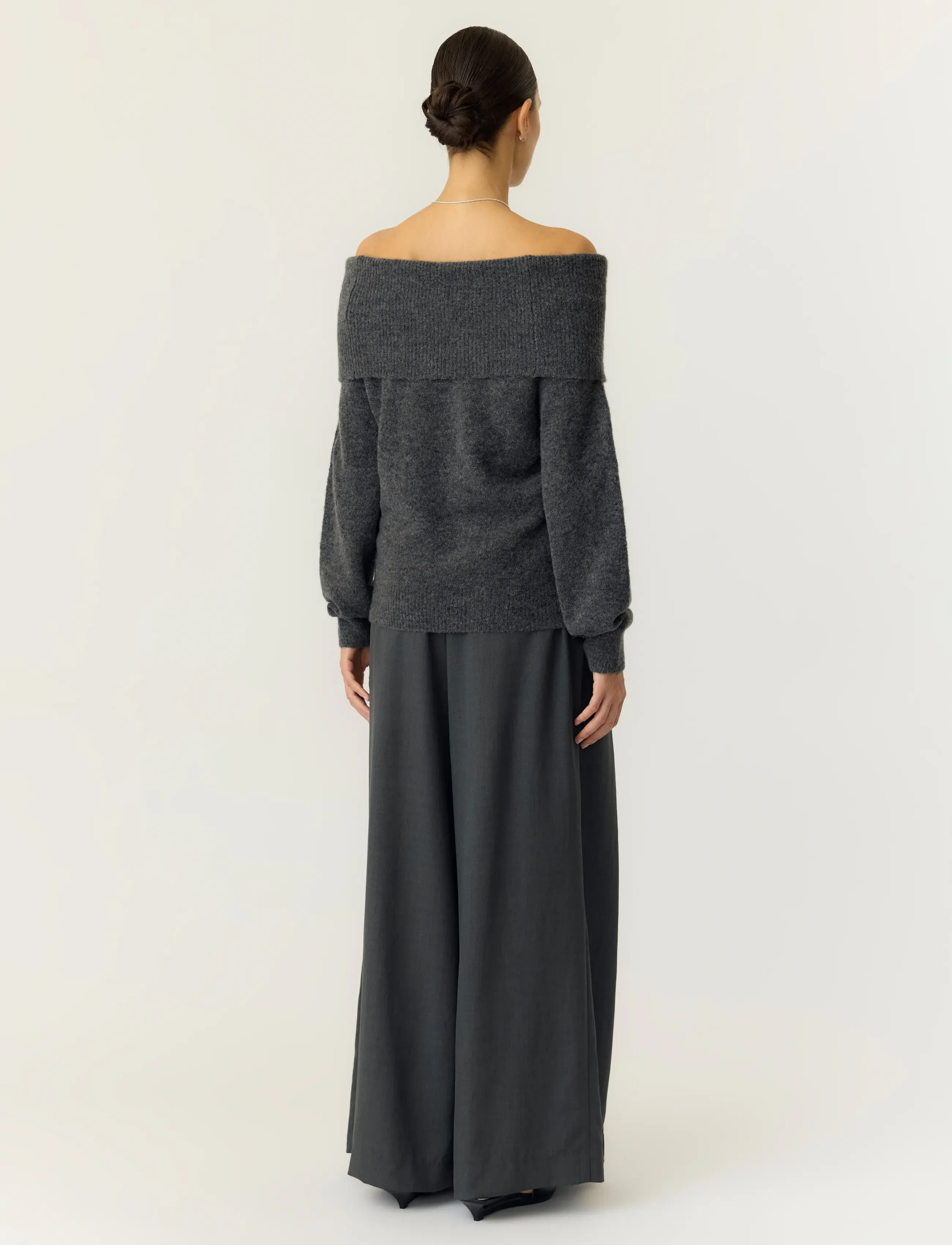YAS Yasjohi Os Wool Blend Pullover S. Noos stickade tröjor dam – bild 2