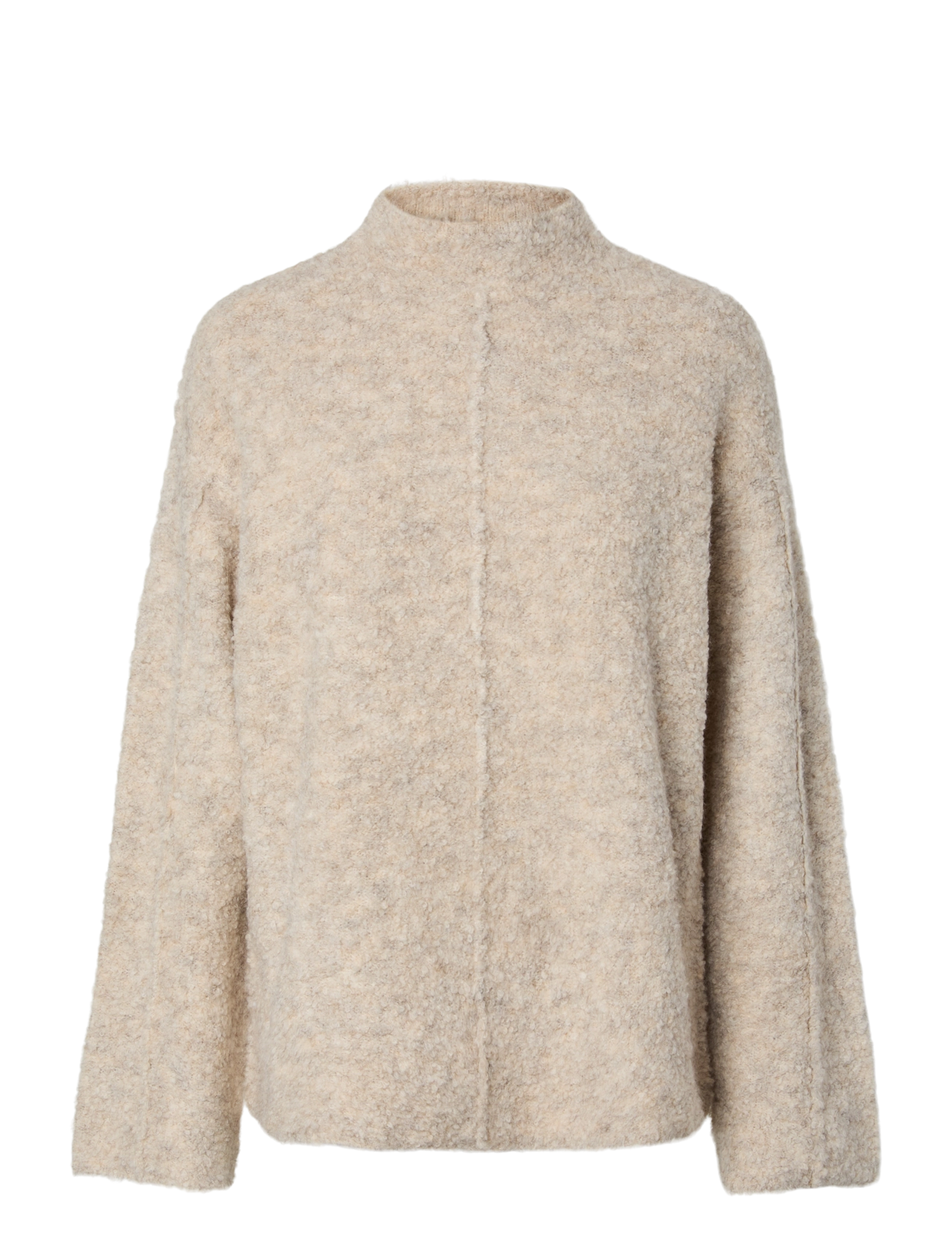 YAS YASPLIRA LS HIGH NECK PULLOVER NOOS - Jumpers - PRISTINE / cream
