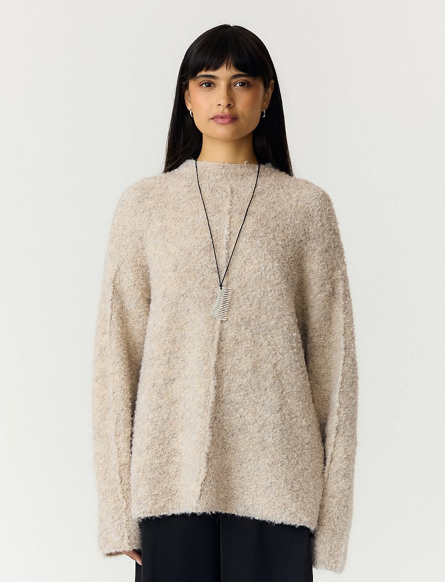 YAS - YASPLIRA LS HIGH NECK PULLOVER NOOS - pullover - pristine - 0