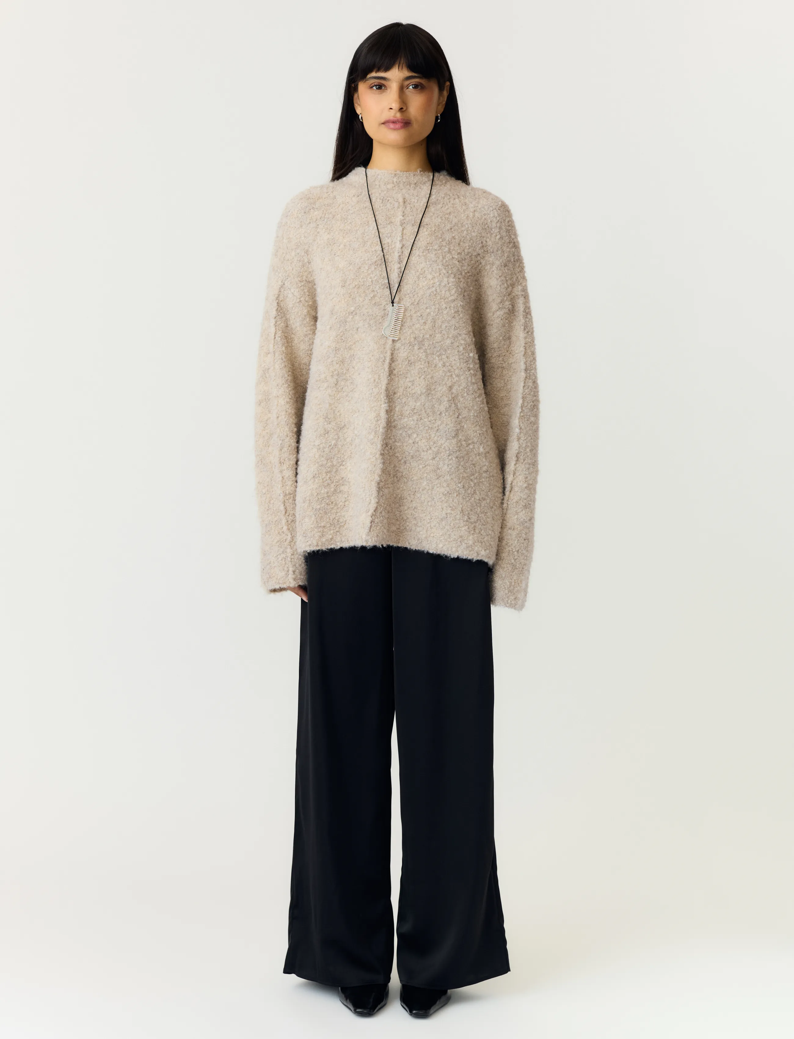 YAS - YASPLIRA LS HIGH NECK PULLOVER NOOS - jumpers - pristine - 4