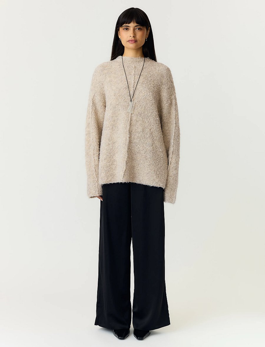 YAS - YASPLIRA LS HIGH NECK PULLOVER NOOS - pullover - pristine - 4