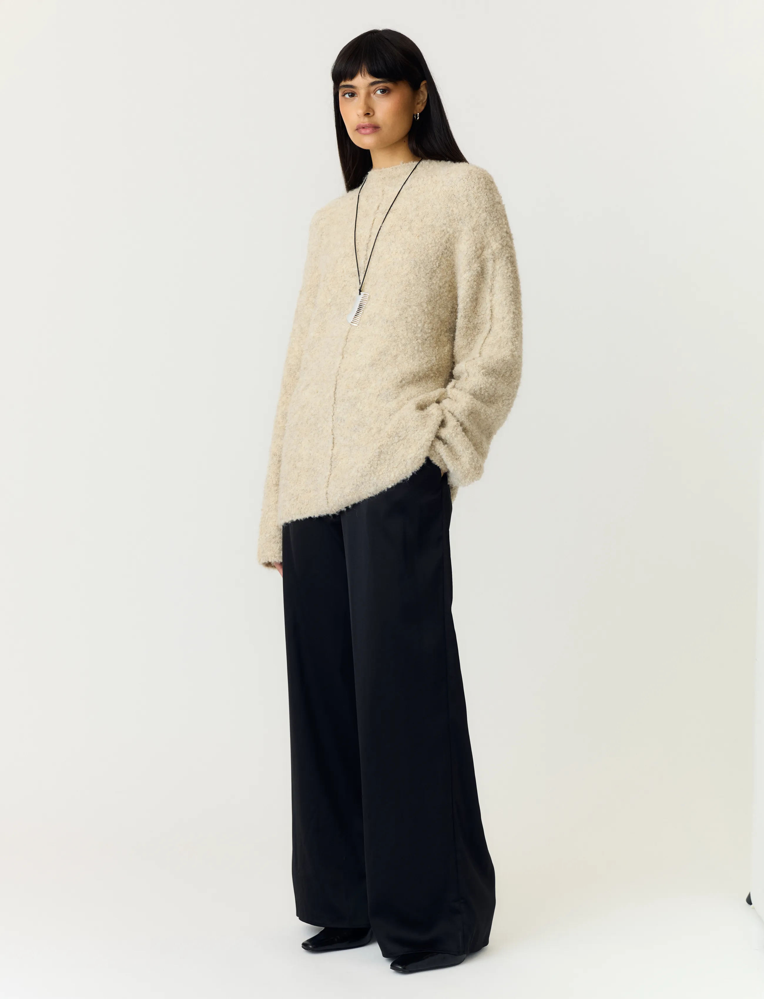 YAS YASPLIRA LS HIGH NECK PULLOVER NOOS - Geburtstag - PRISTINE / cream