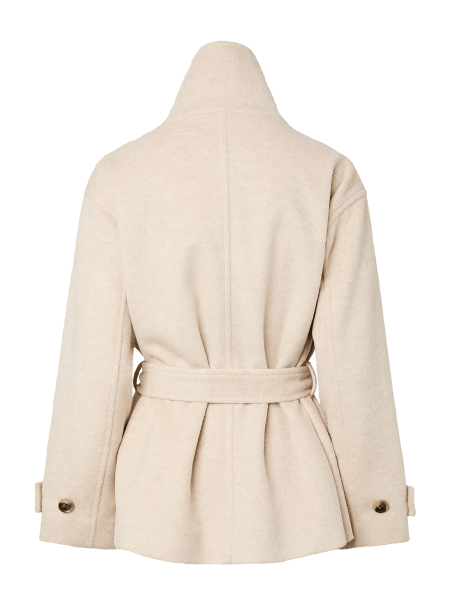 YAS - YASKARINE LS JACKET NOOS - wolljacken - oatmeal - 2