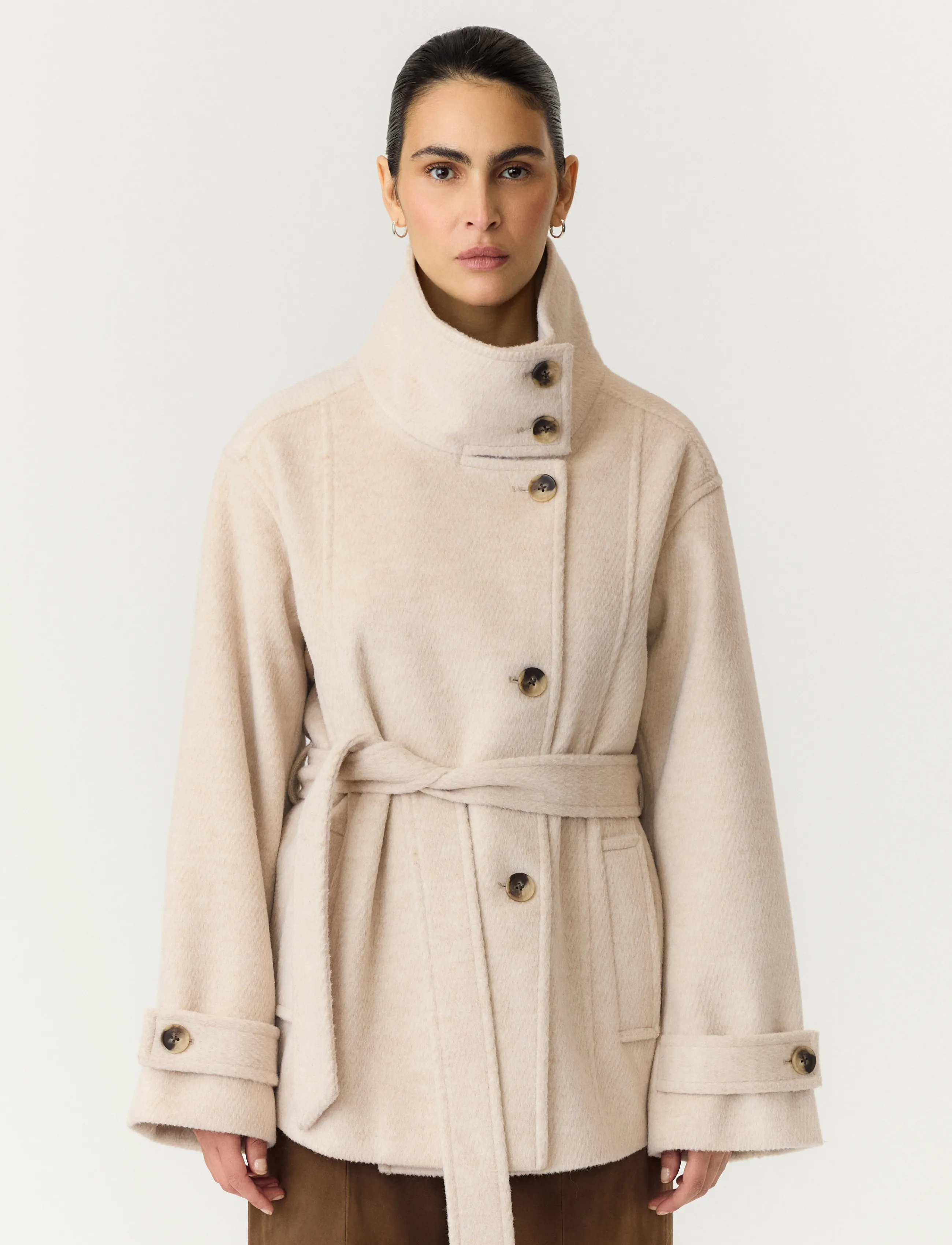 YAS YASKARINE LS JACKET NOOS - Kleidung - OATMEAL / cream