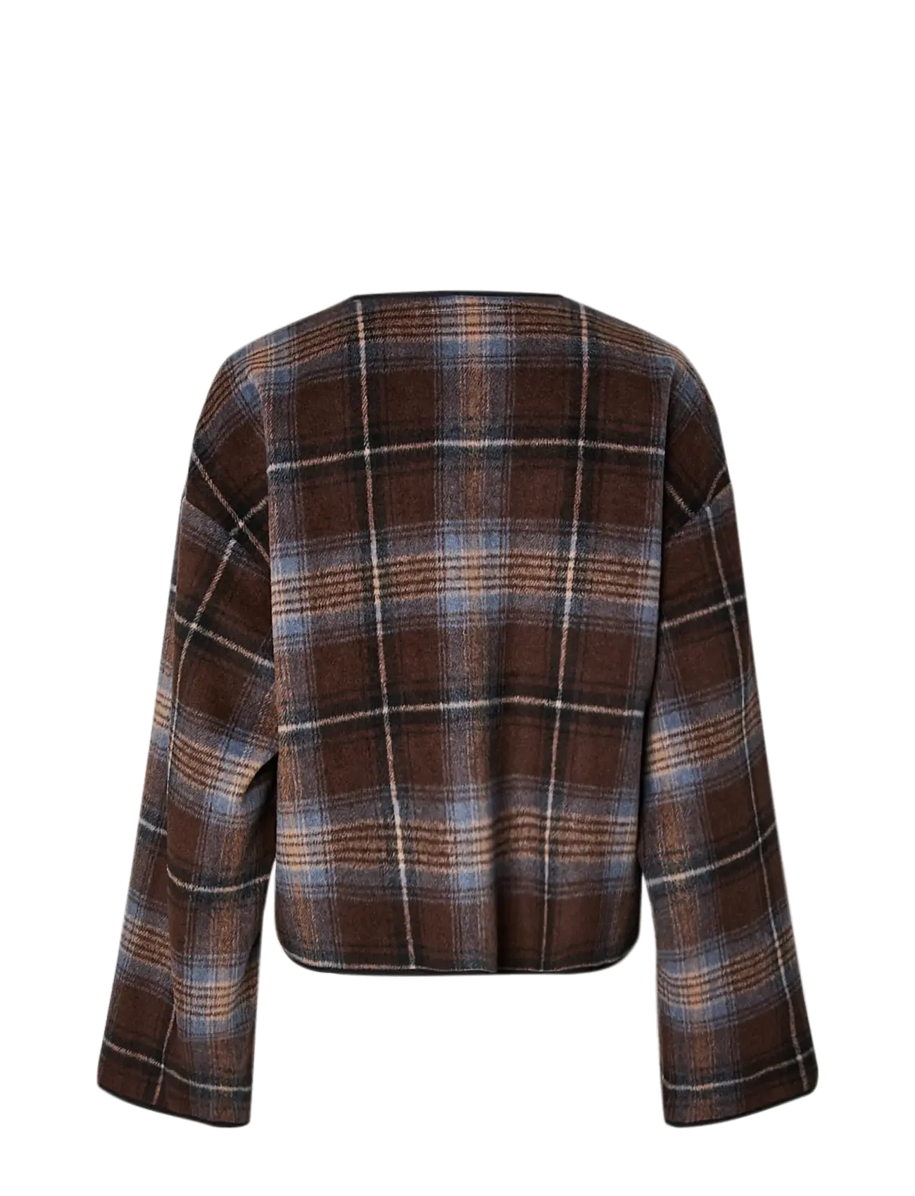 YAS - YASCALINO LS SCARF JACKET - ulljackor - carafe - 4