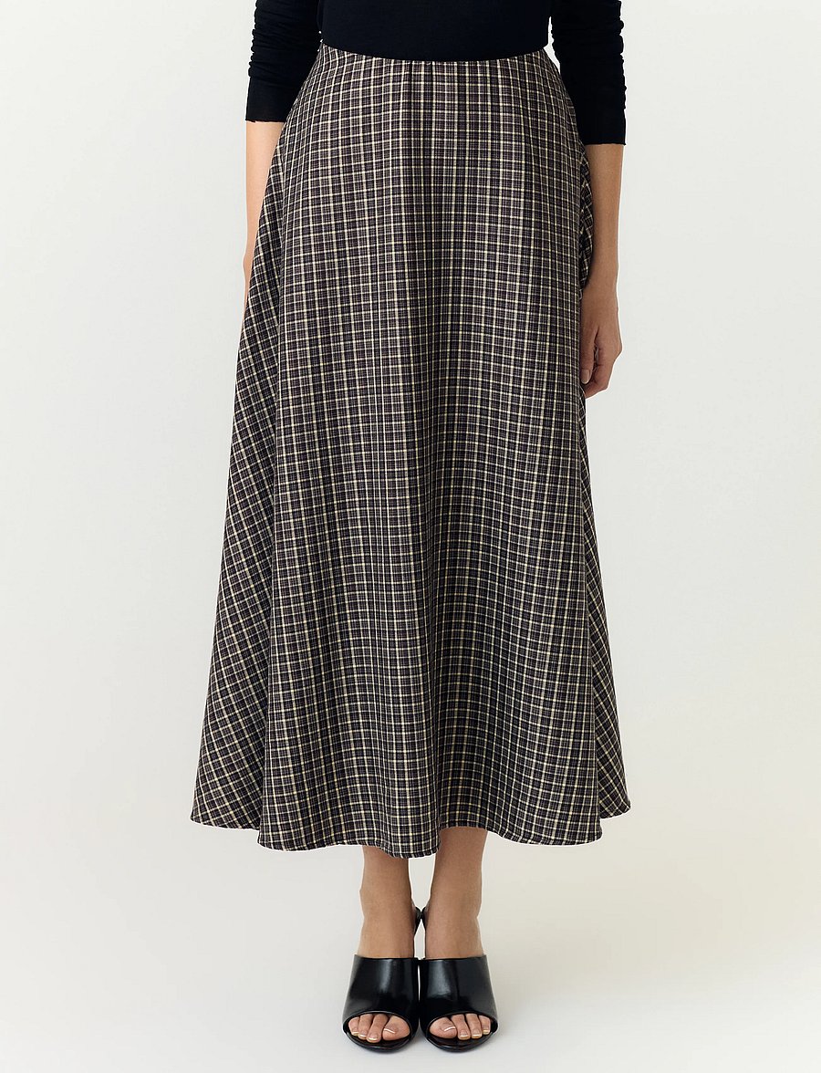 YAS - YASTULVA HW LONG SKIRT S. - maxi röcke - black - 0