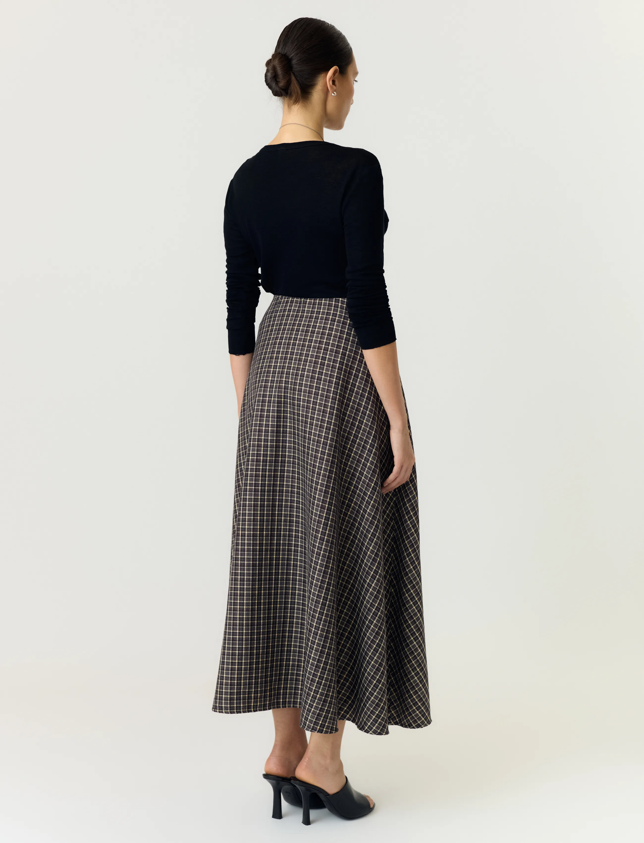 YAS - YASTULVA HW LONG SKIRT S. - maxikjolar - black - 3
