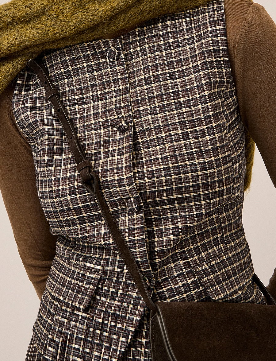 YAS - YASTULVA WAISTCOAT S. - vatterede veste - black - 4