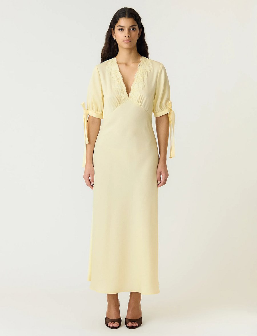 YAS - YASPELLA 2/4 LONG DRESS S. - D2D - festkjoler - anise flower - 0