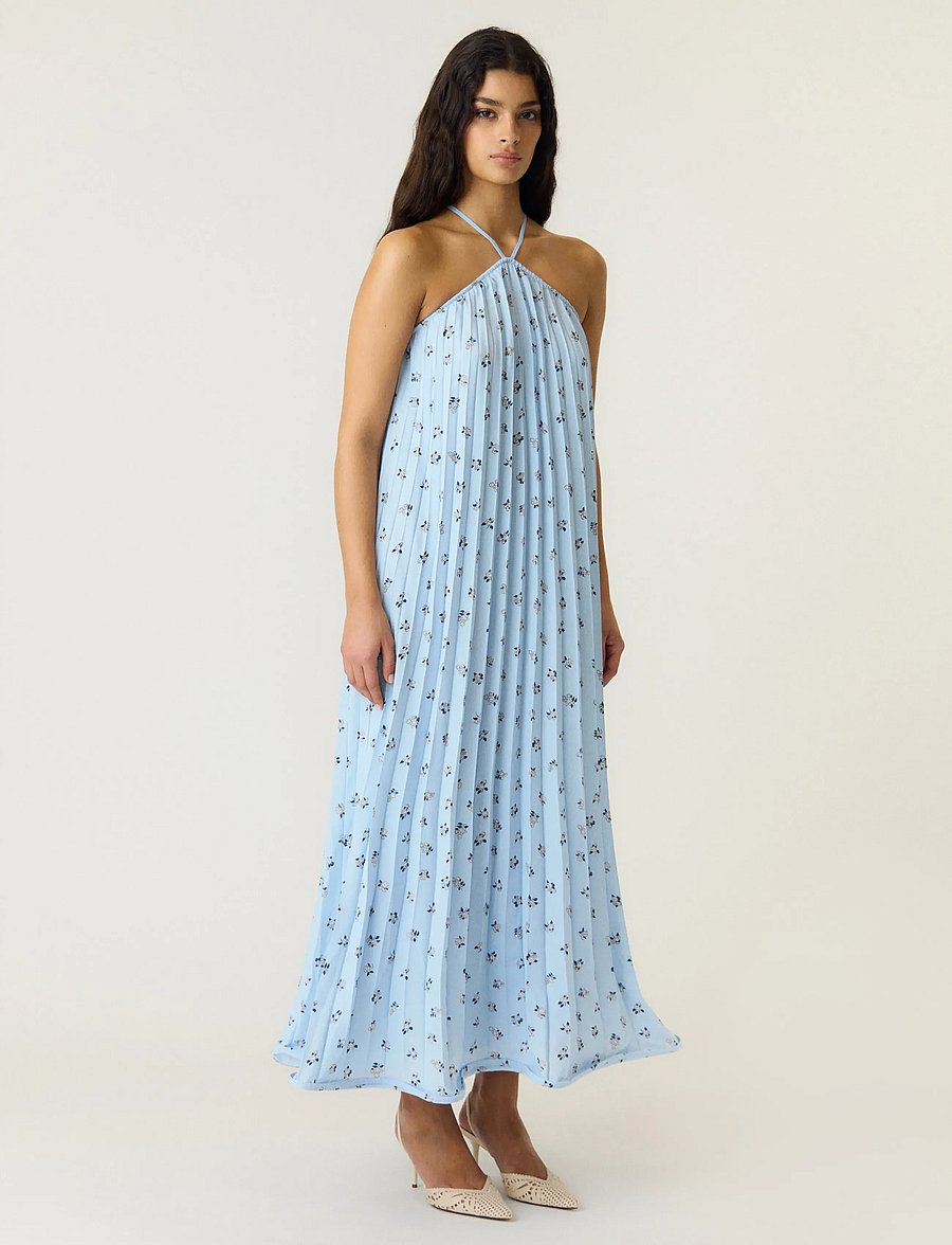 YAS - YASSVEA HALTERNECK MAXI DRESS - D2D - maxikleider - skyway - 4