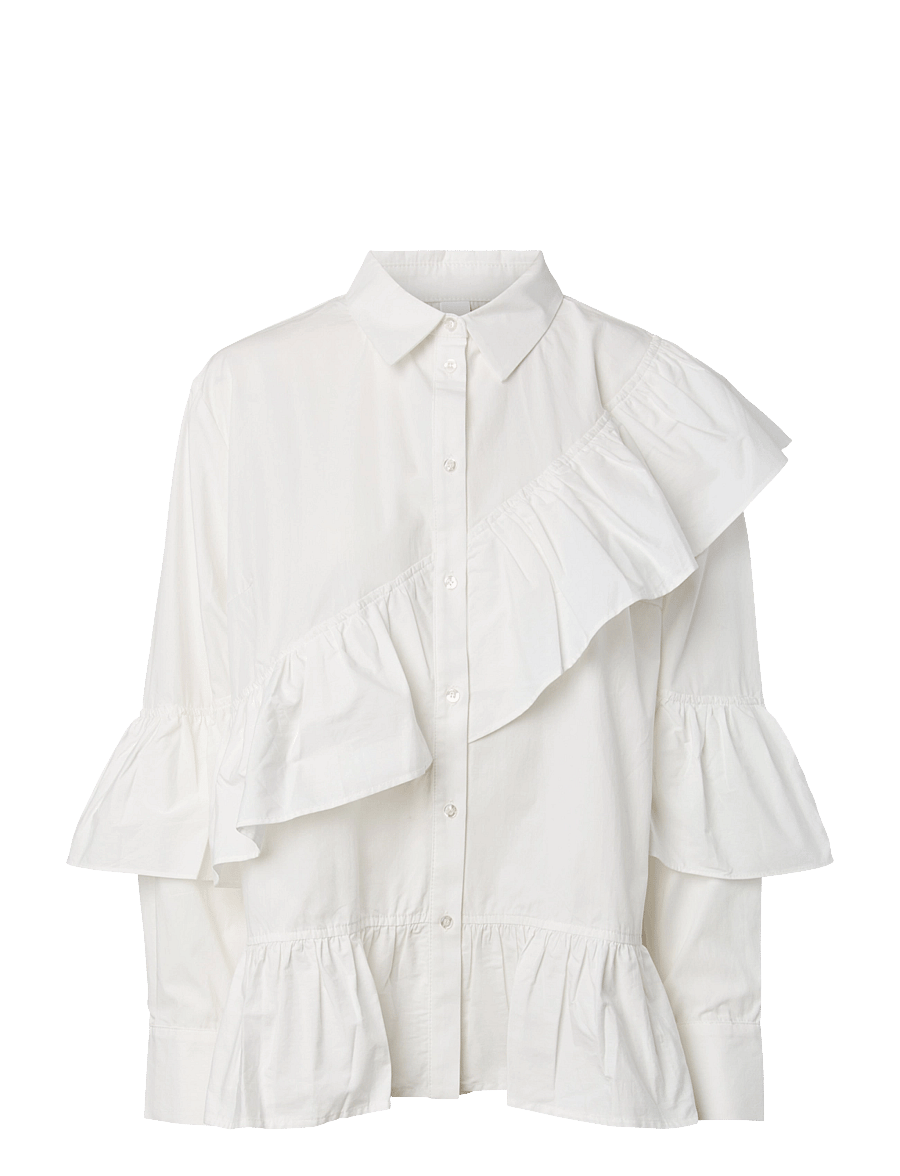 YAS - YASWILLU LS SHIRT S. - langärmlige hemden - star white - 1