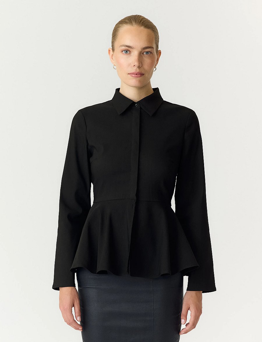 YAS - YASPEPA LS SHIRT S. - black - 0