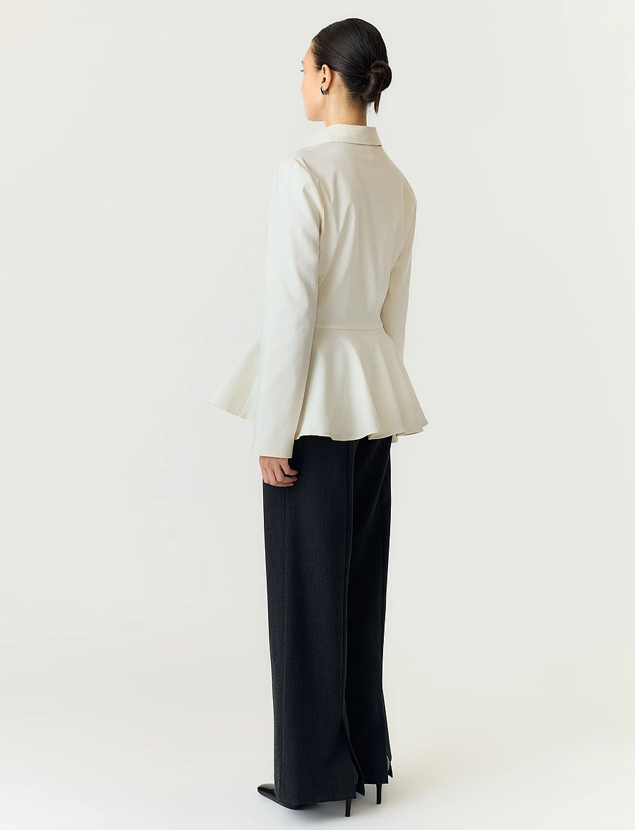 YAS - YASPEPA LS SHIRT S. - langærmede skjorter - pristine - 3