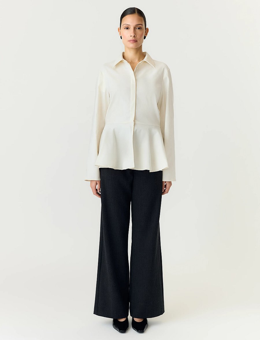 YAS - YASPEPA LS SHIRT S. - langærmede skjorter - pristine - 4