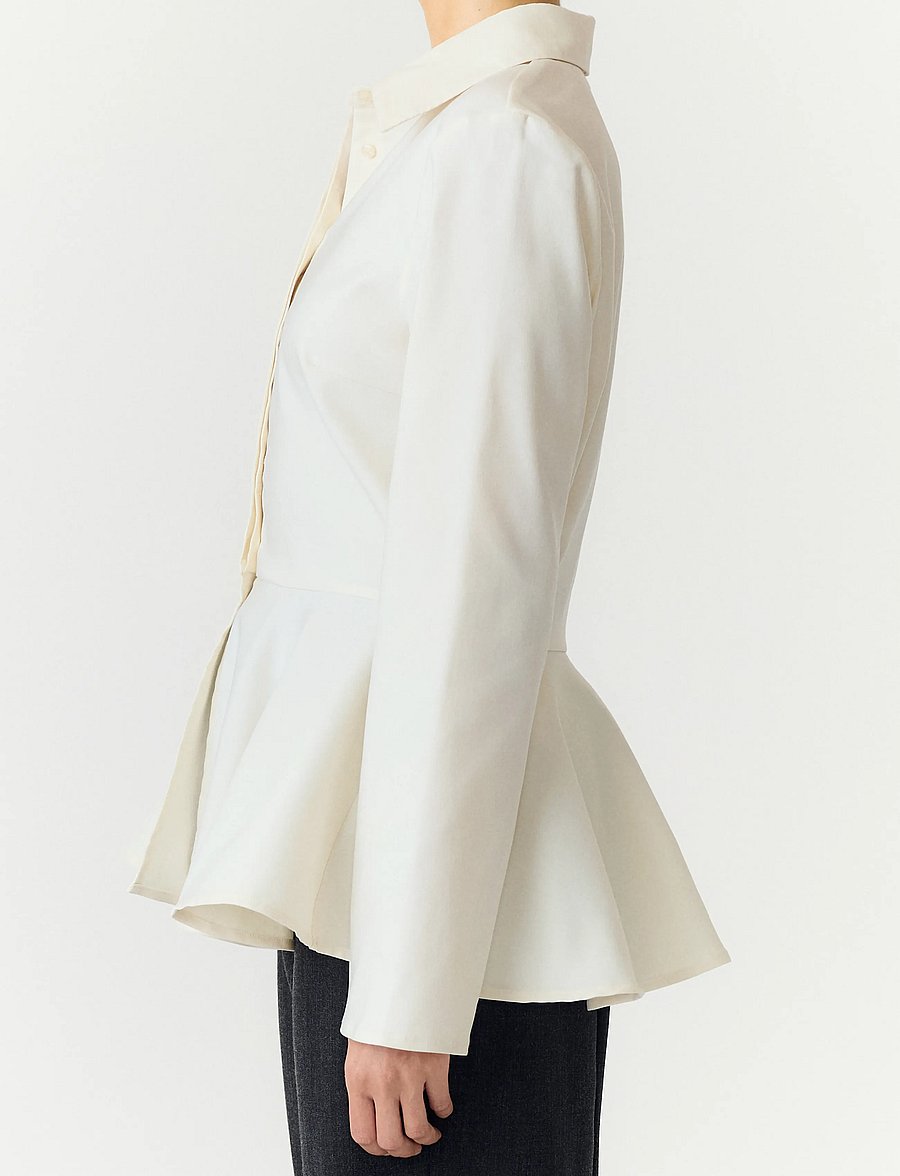 YAS - YASPEPA LS SHIRT S. - langærmede skjorter - pristine - 5