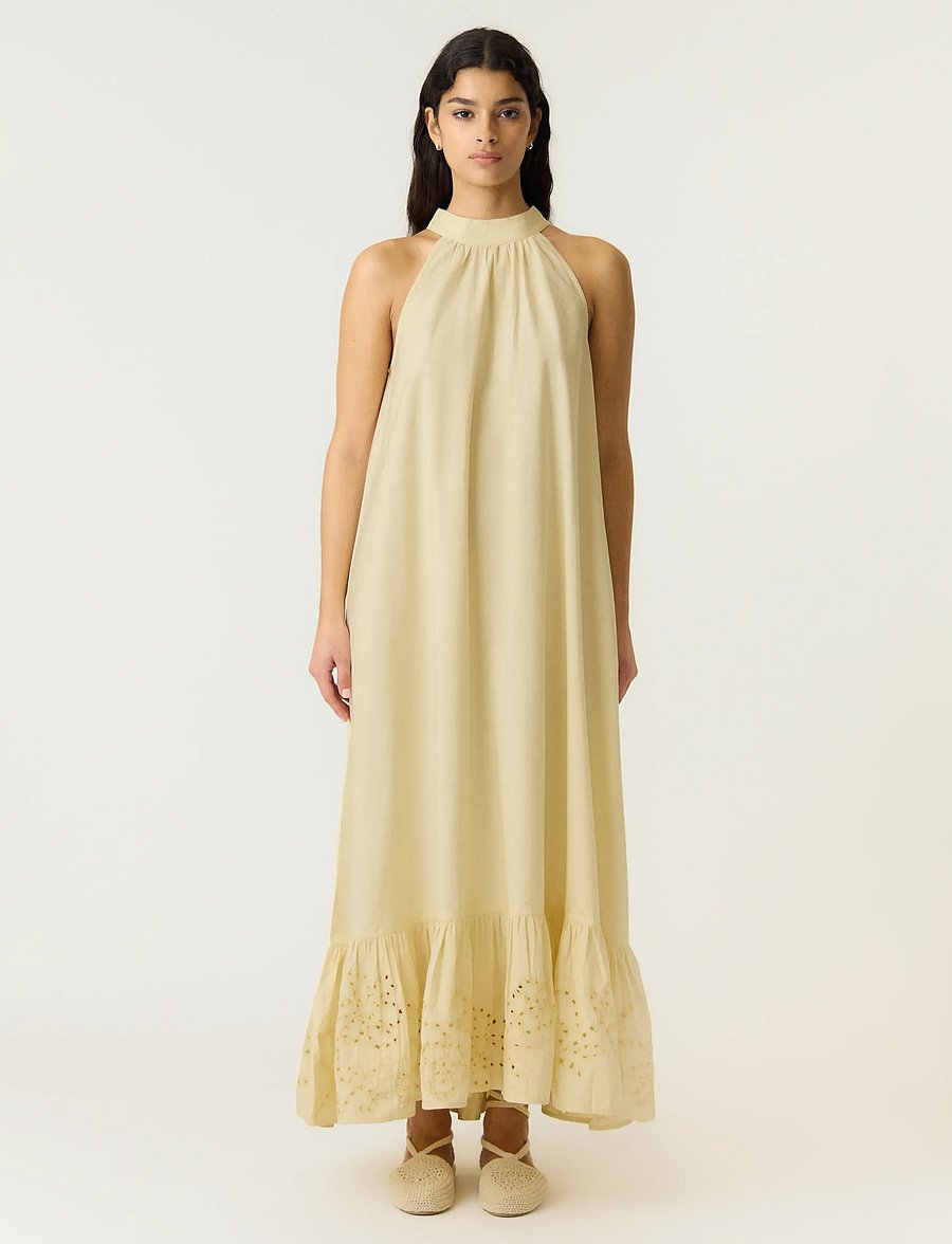 YAS - YASKERSTIN ANKLE HALTERNECK DRESS S. D2D - sommerkleider - anise flower - 0