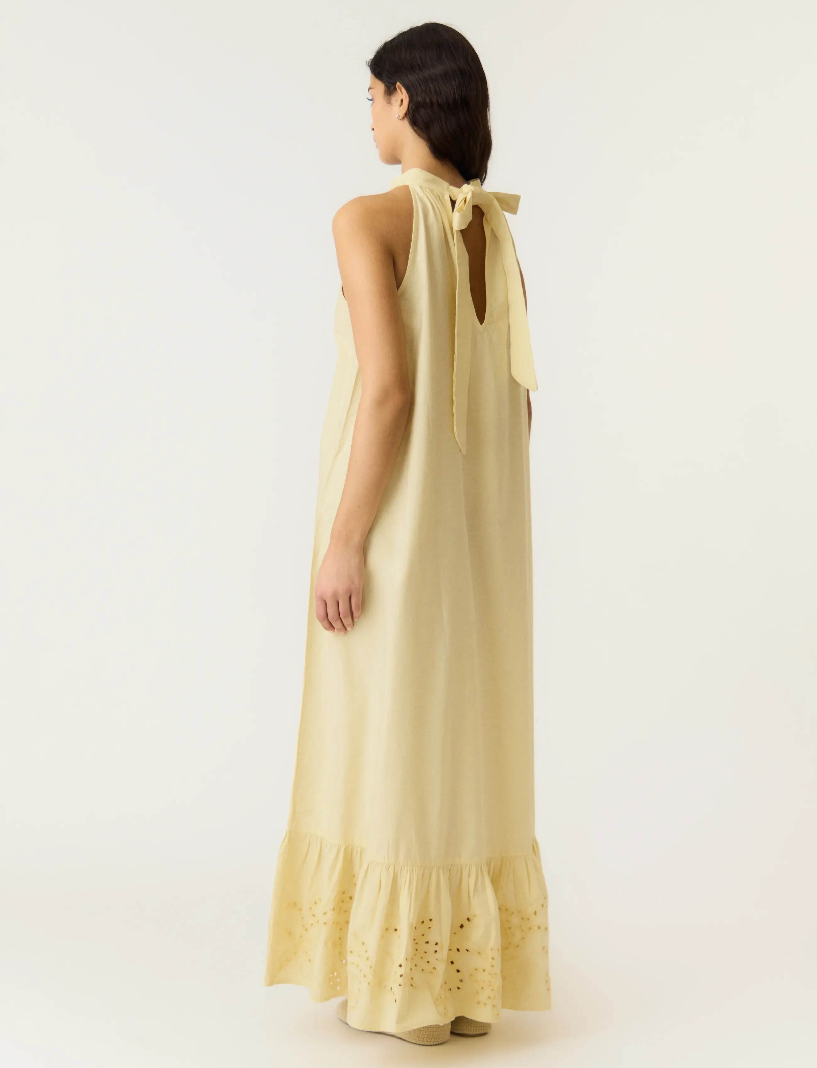 YAS - YASKERSTIN ANKLE HALTERNECK DRESS S. D2D - sommerkleider - anise flower - 3