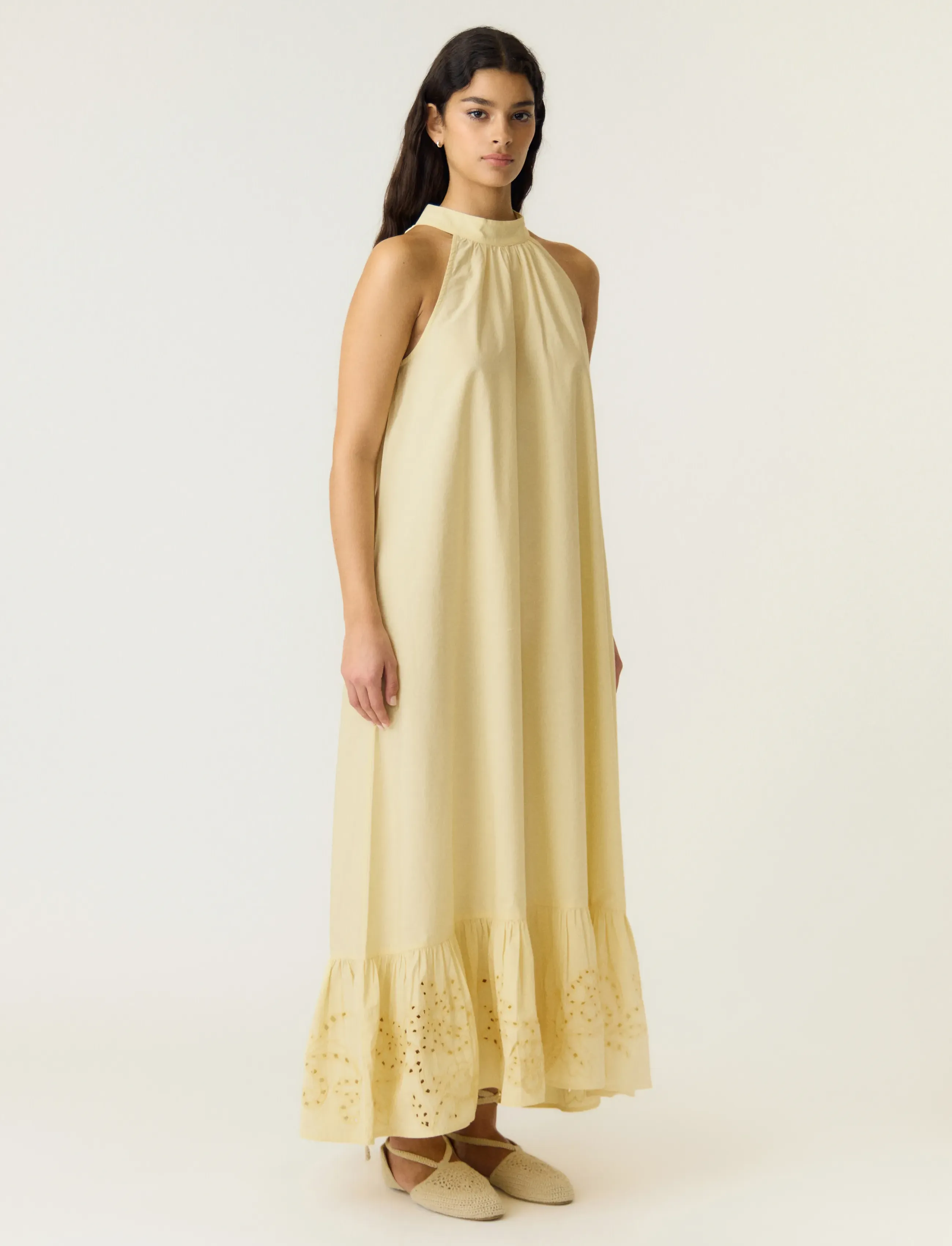 YAS - YASKERSTIN ANKLE HALTERNECK DRESS S. D2D - sommerkleider - anise flower - 4