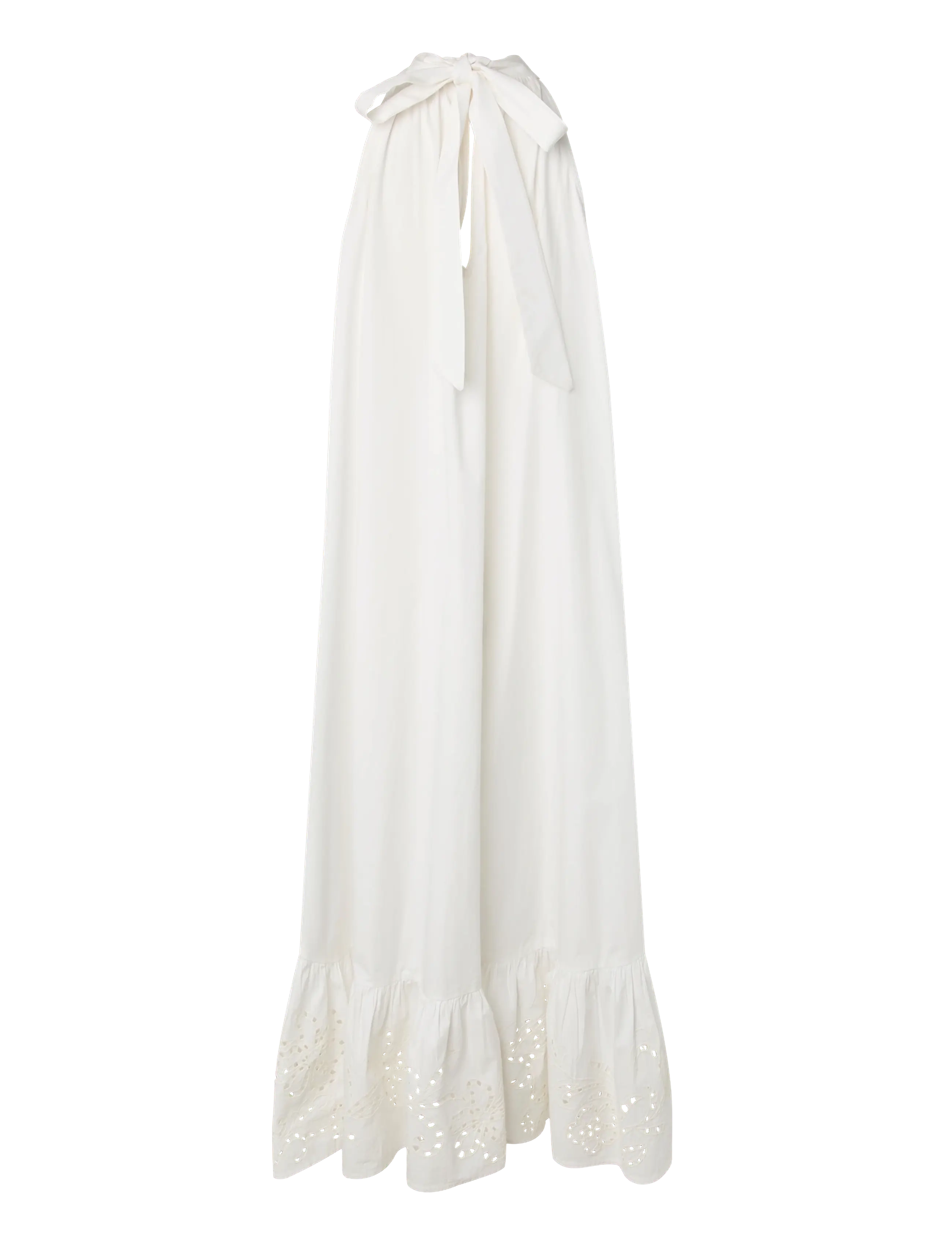 YAS - YASKERSTIN ANKLE HALTERNECK DRESS S. D2D - sommerkjoler - star white - 2