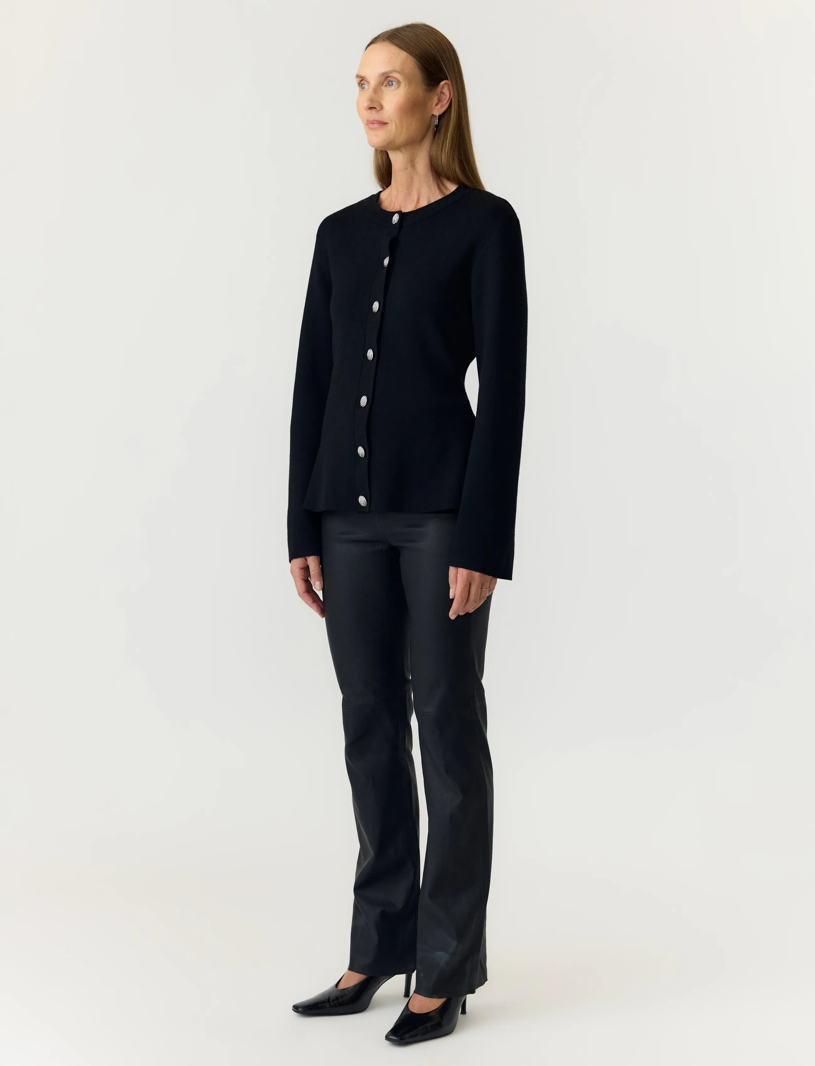 YAS Yaspimi Ls Peplum Knit Cardigan S. dam – bild 3