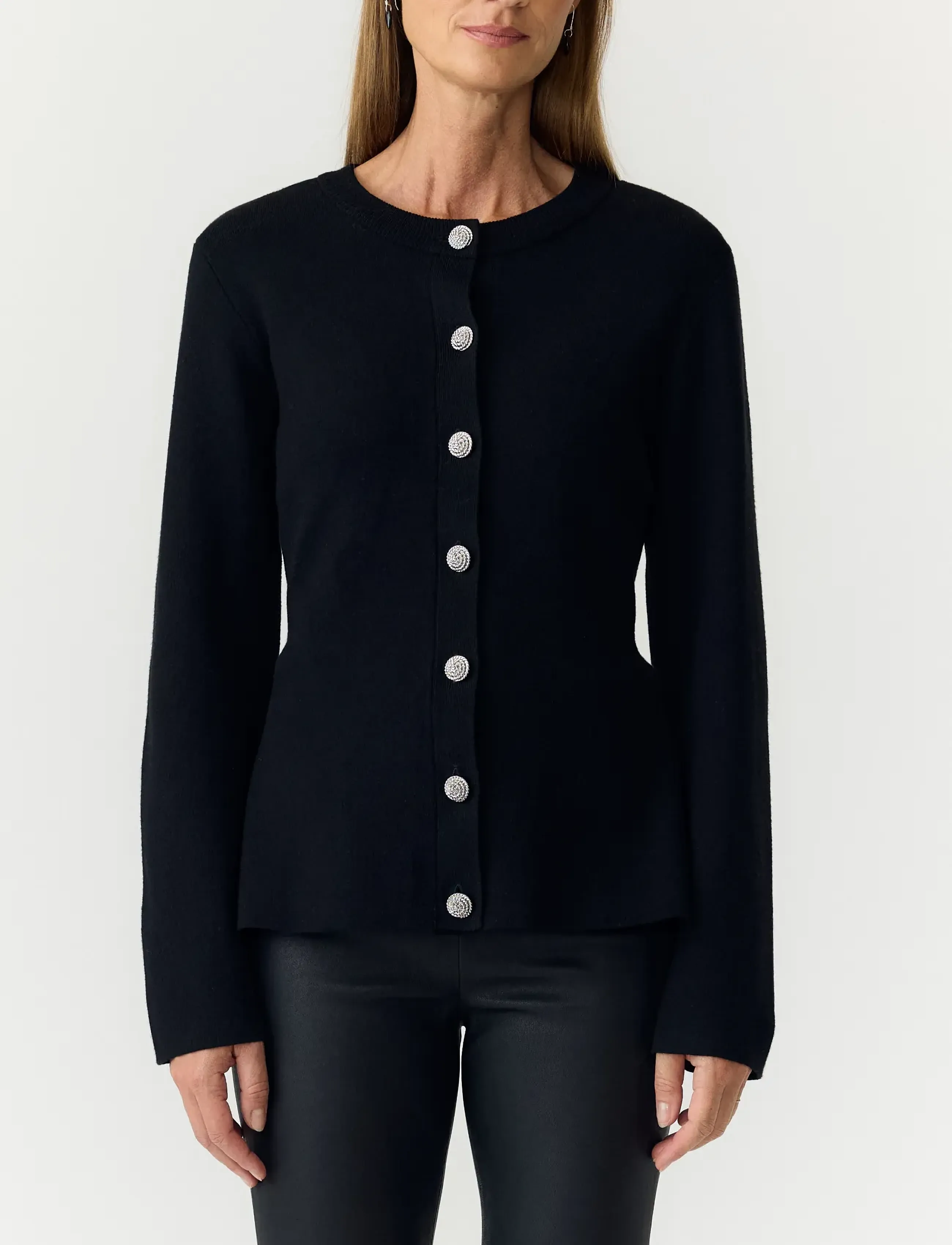 YAS Yaspimi Ls Peplum Knit Cardigan S. dam – bild 4