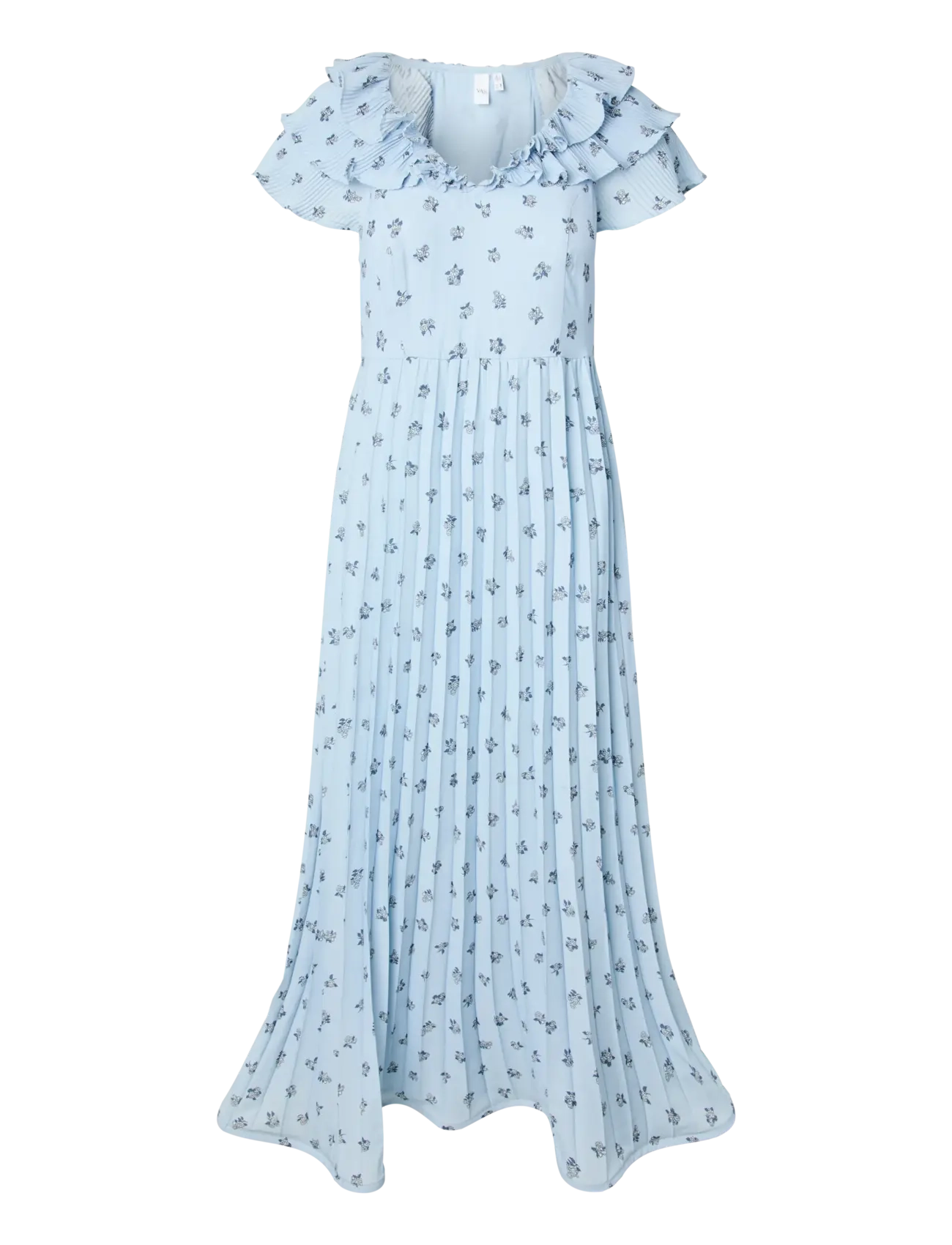 YAS YASSVEA SS ANKLE DRESS - D2D - Y.A.S - SKYWAY / blue
