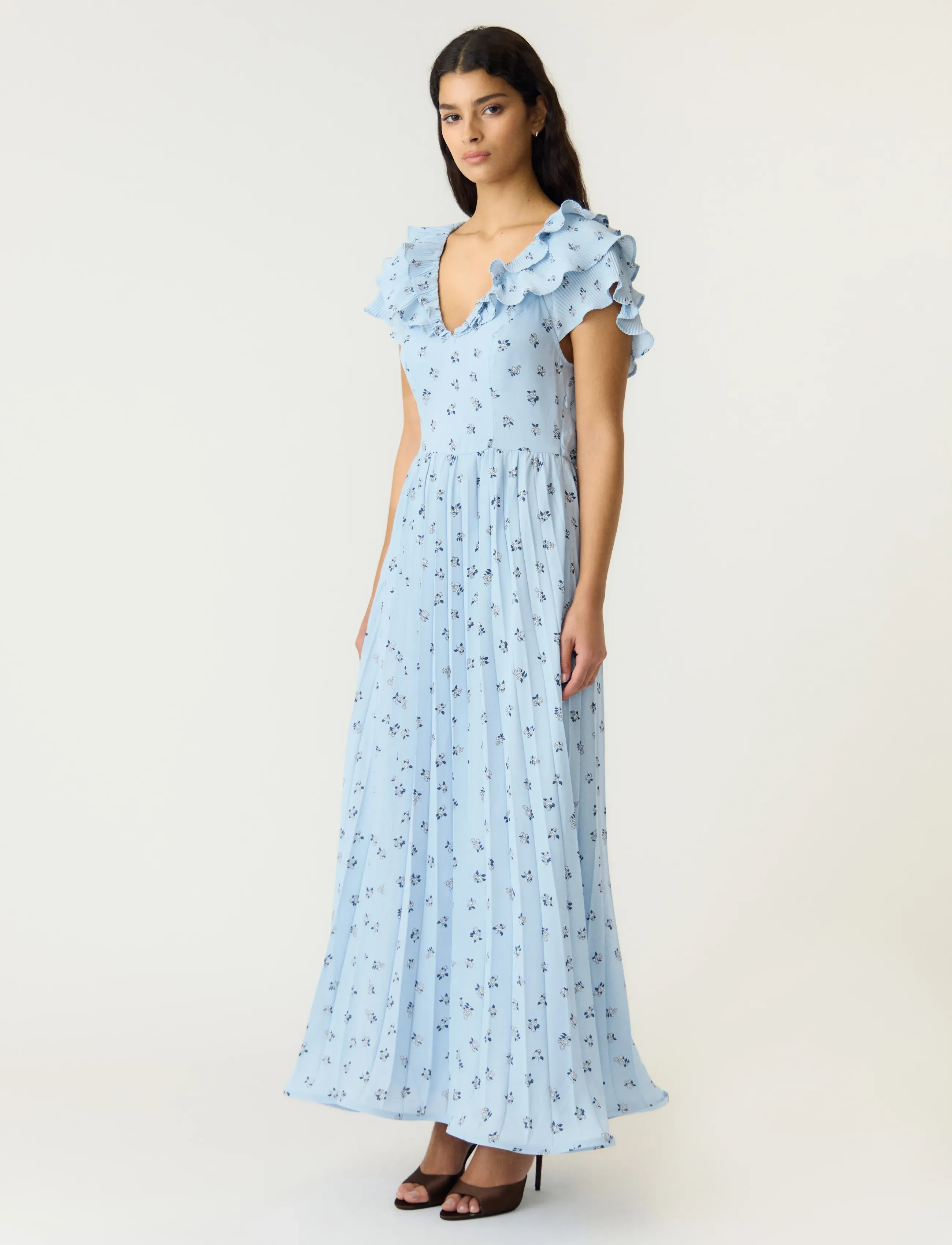 YAS - YASSVEA SS ANKLE DRESS - D2D - pidulikud kleidid - skyway - 4