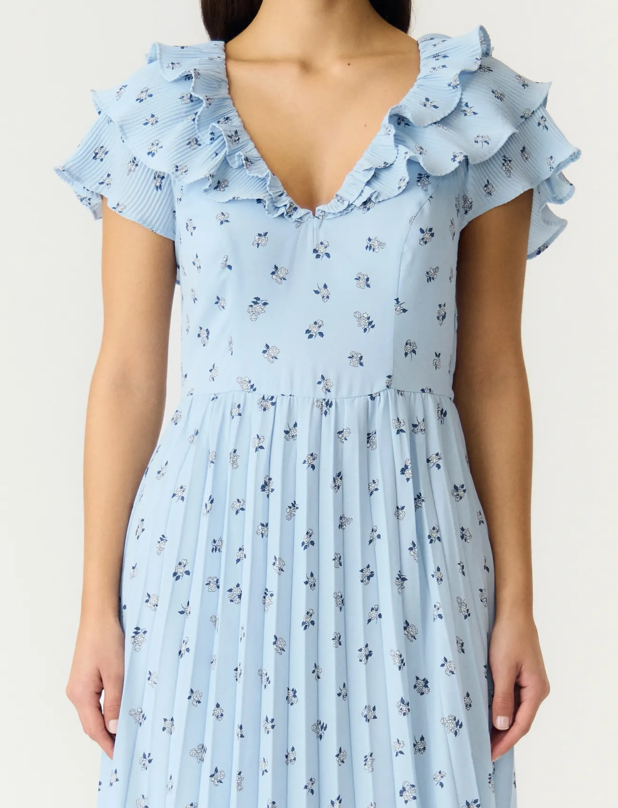 YAS - YASSVEA SS ANKLE DRESS - D2D - pidulikud kleidid - skyway - 5