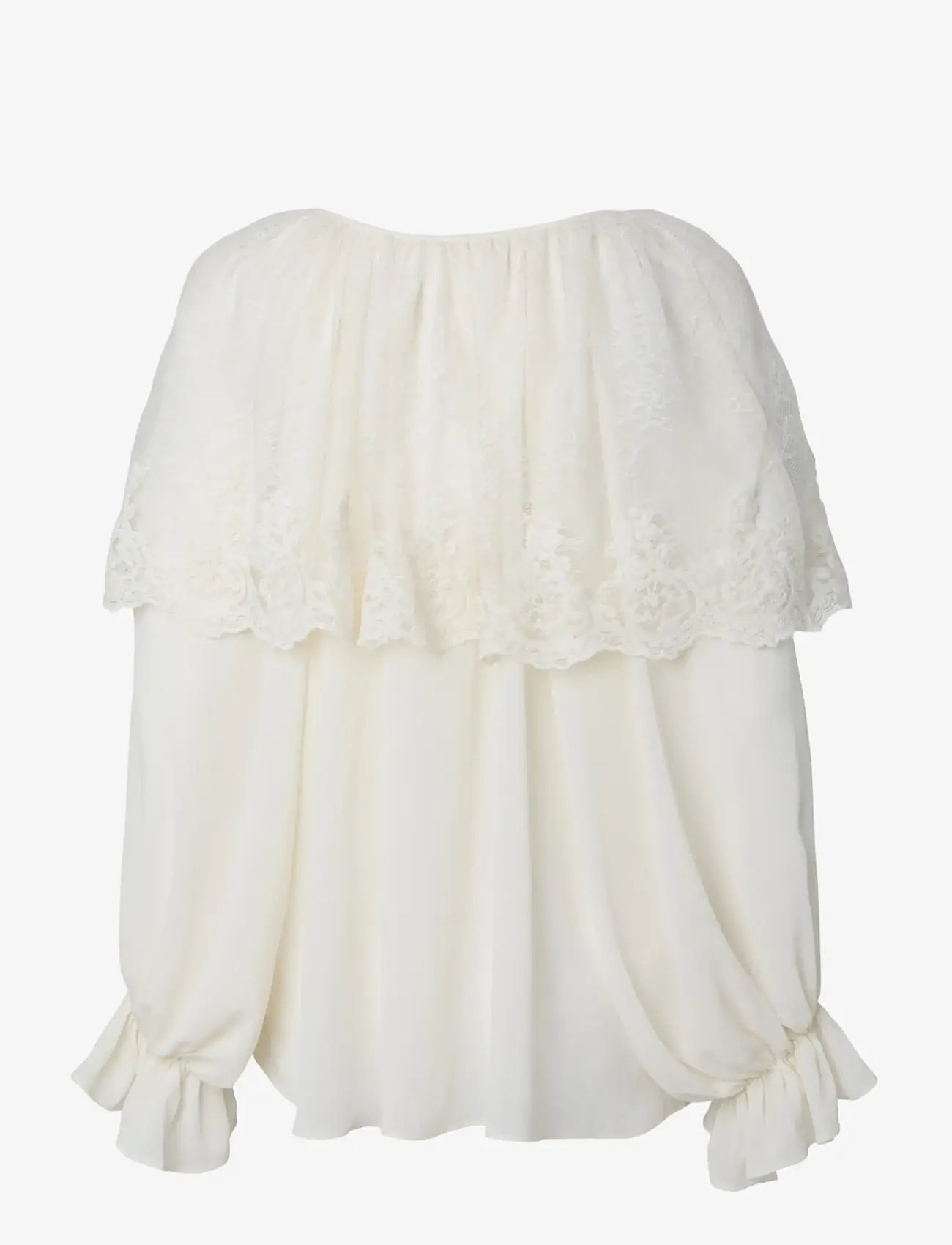 YAS - YASESTHER LS LACE CAPE TOP - EX - langærmede bluser - pristine - 2