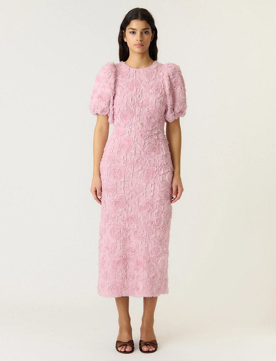 YAS - YASLINNEA 2/4 LONG DRESS - D2D - festklänningar - bleached mauve - 0