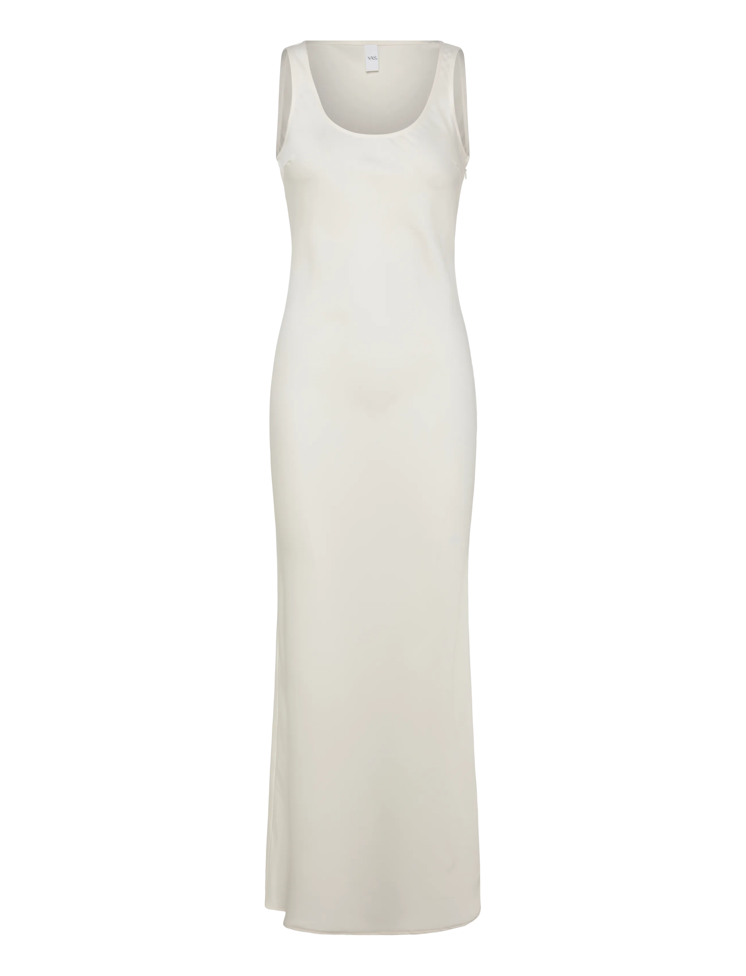 YAS pella Sl Ankle Dress S. D2D, Kvinder, Ærmeløs Ankelkjole, Cream, Str: 40