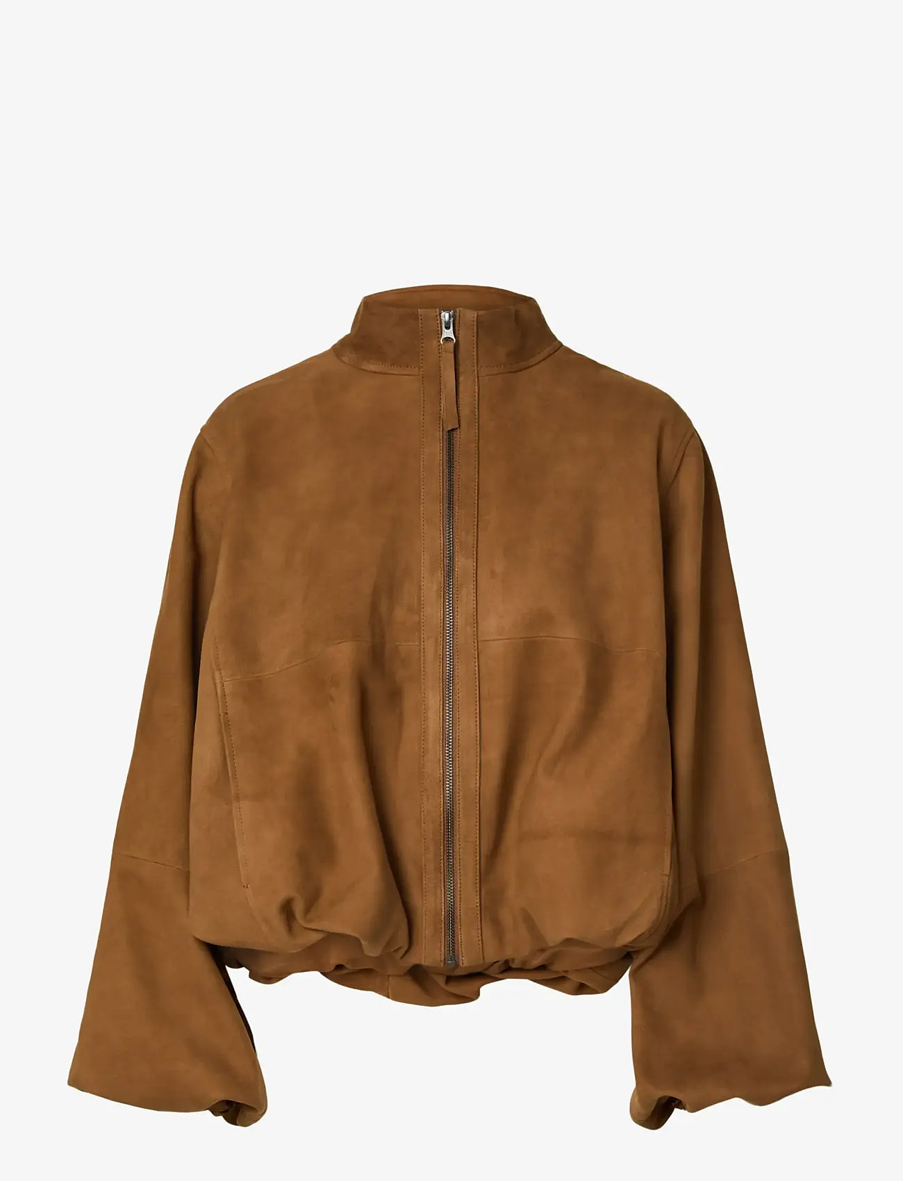 YAS - YASISABEL LEATHER SUEDE JACKET - EX - spring jackets - bronze brown - 1