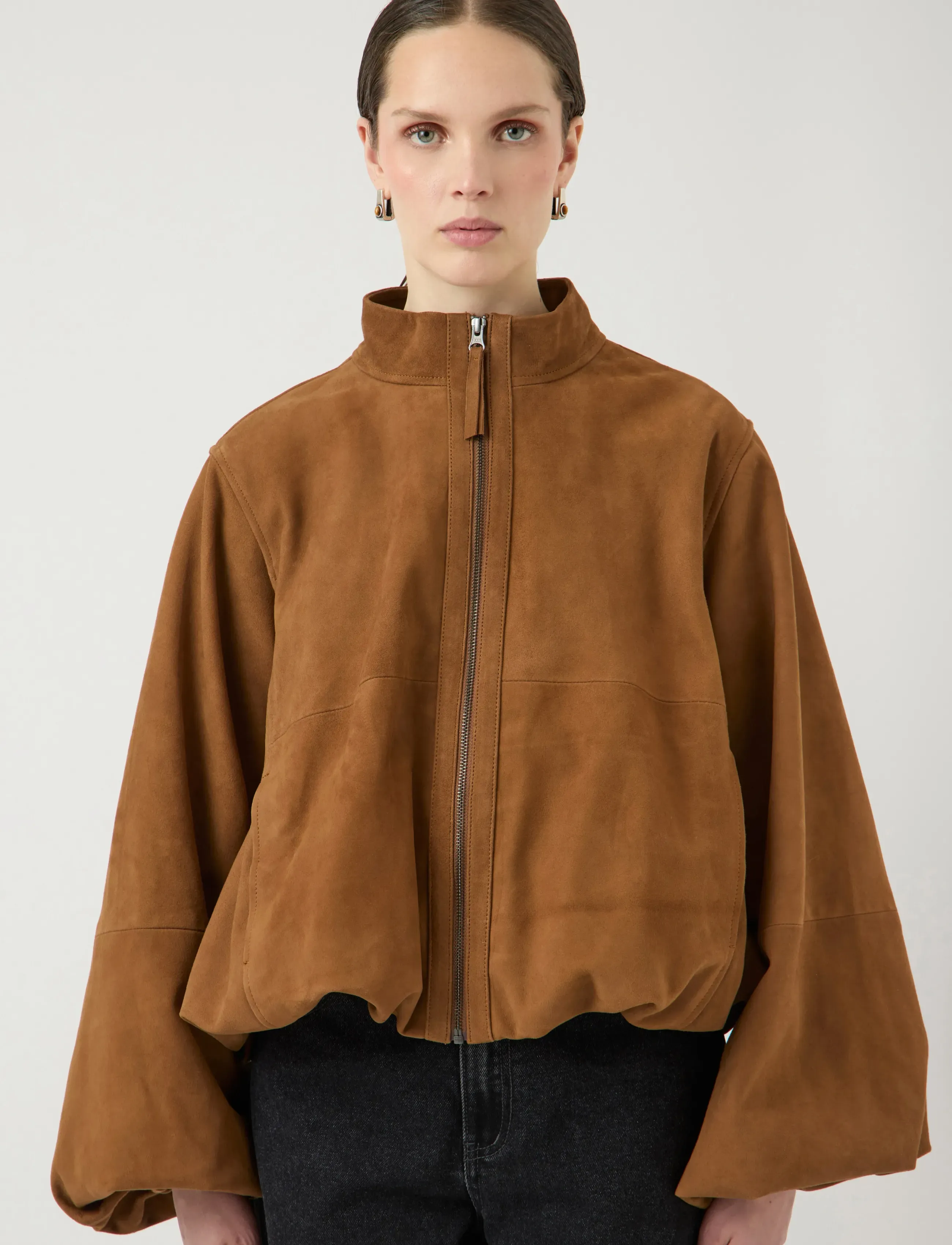 YAS - YASISABEL LEATHER SUEDE JACKET - EX - lederjacken - bronze brown - 5