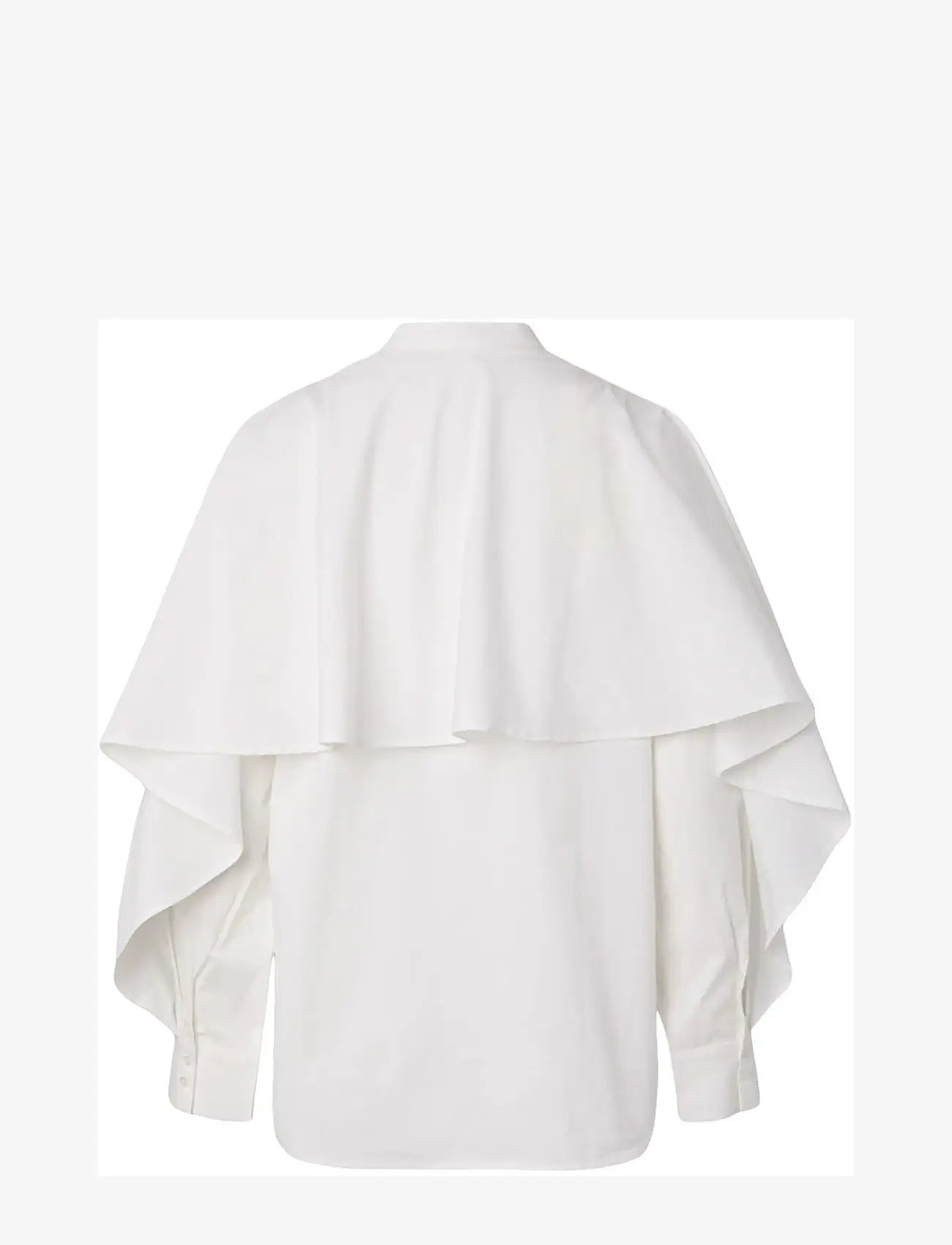 YAS - YASLAU LS CAPE SHIRT - EX - langærmede skjorter - star white - 2