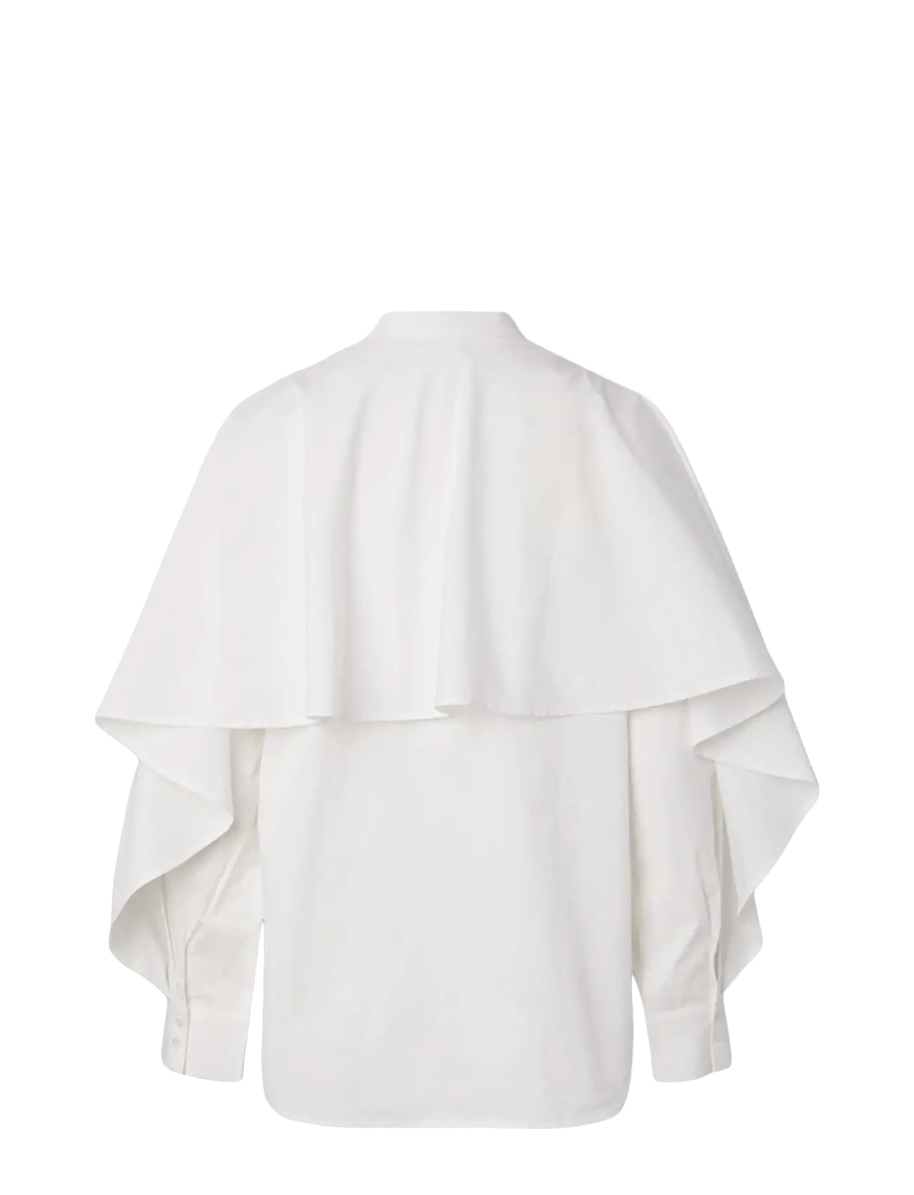 YAS - YASLAU LS CAPE SHIRT - EX - langärmlige hemden - star white - 2