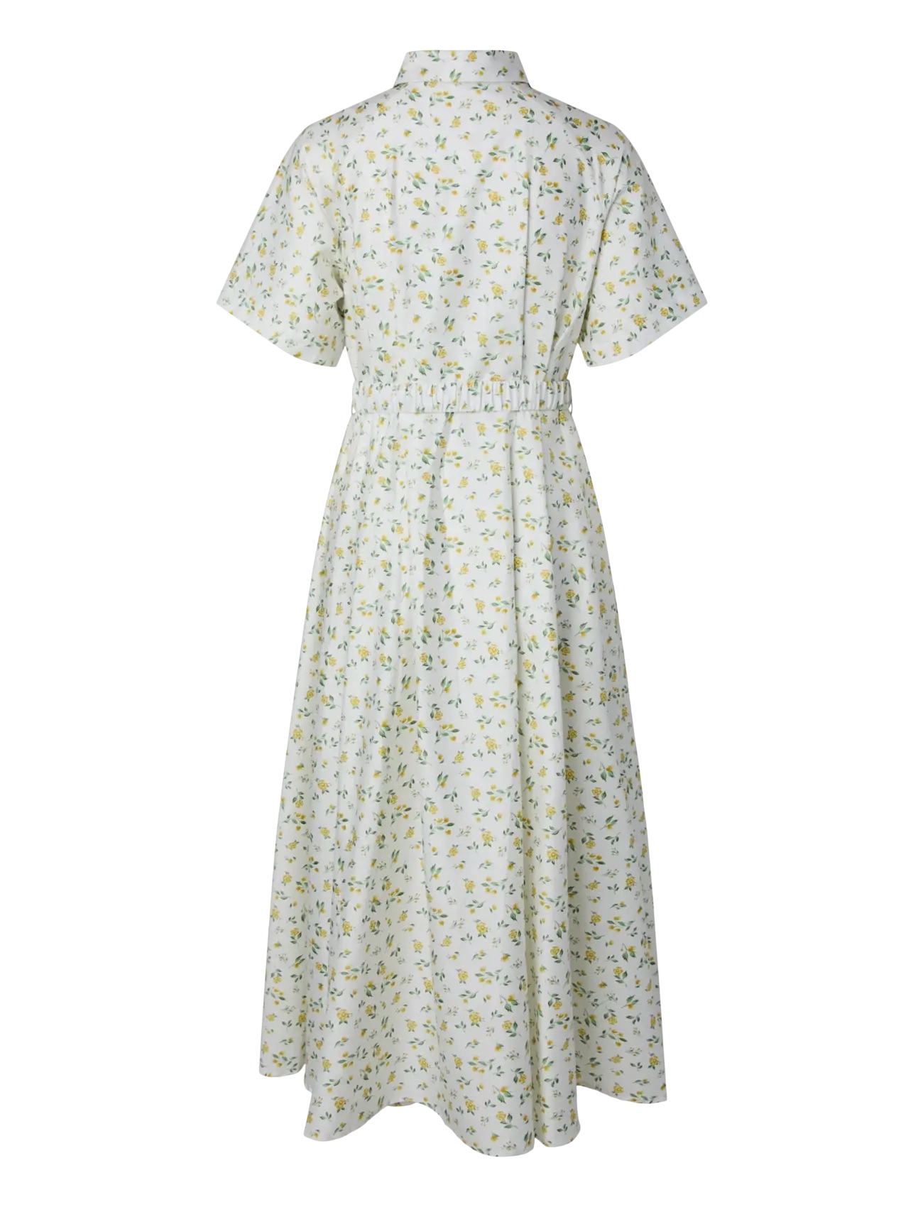 YAS - YASSALSY SS LONG DRESS S. - D2D - skjortekjoler - star white - 2