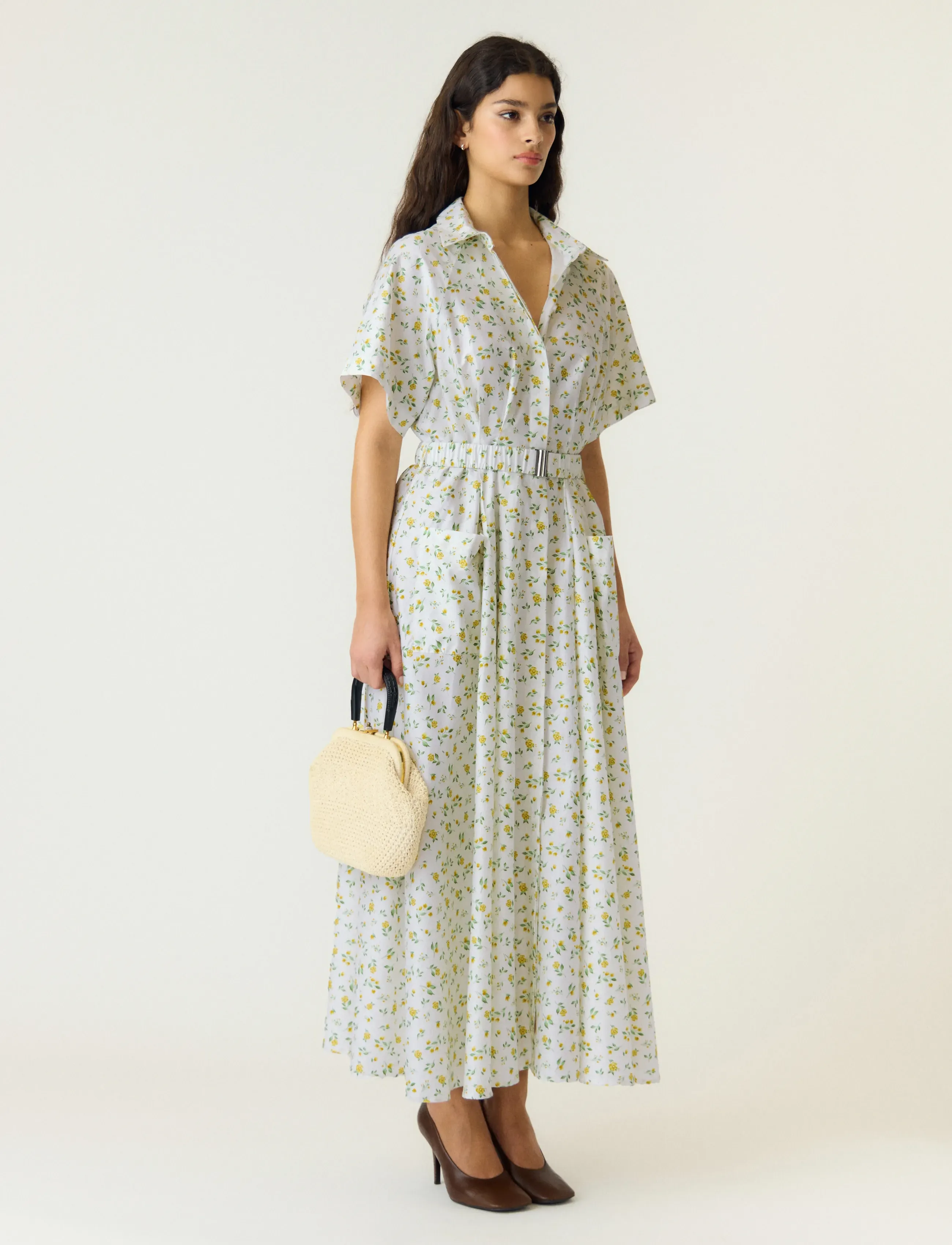 YAS Yassalsy Ss Long Dress S. D2D skjortklänningar dam – bild 6