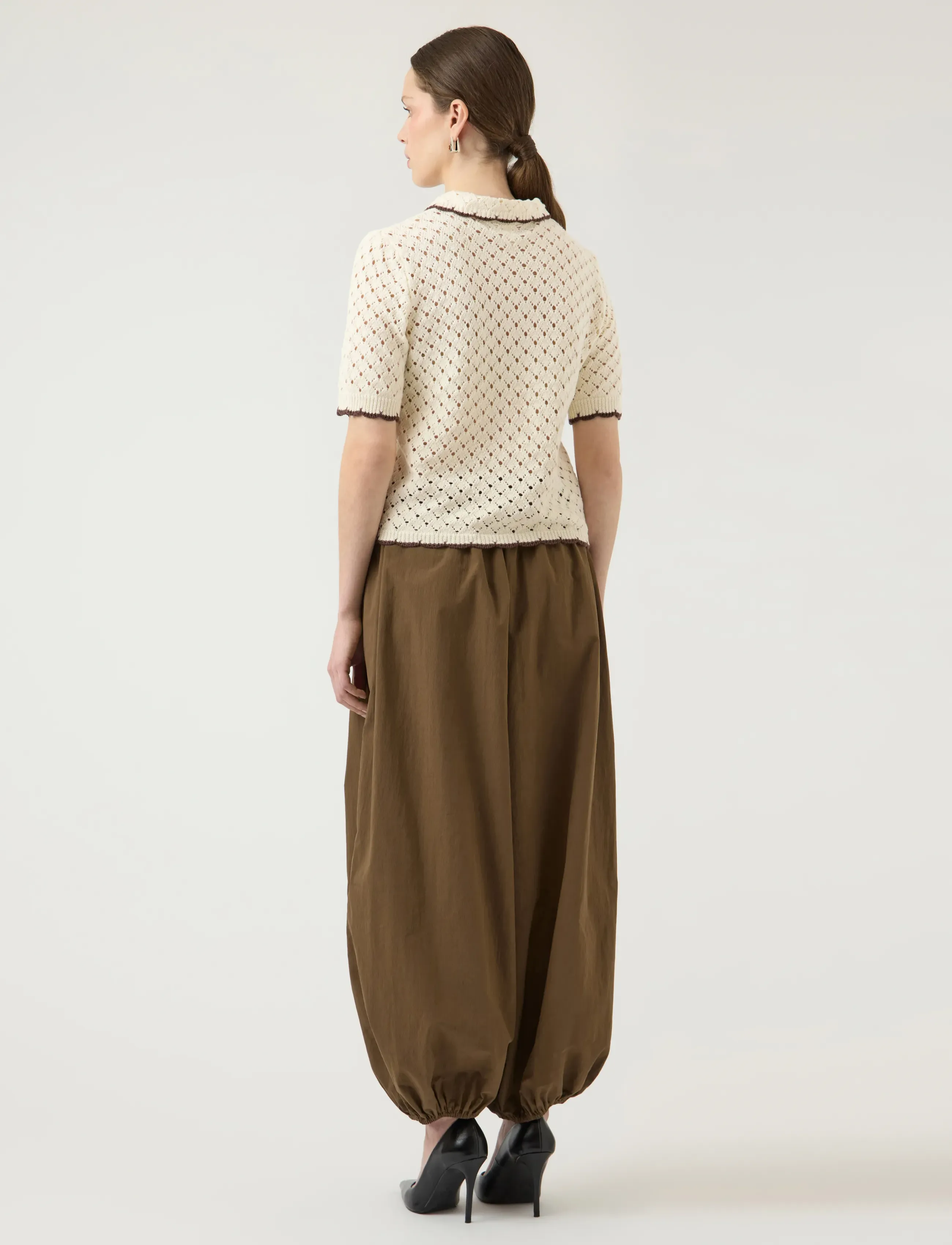 YAS - YASLINGO SS KNIT POLO TOP - EX - polosärgid - pristine - 3