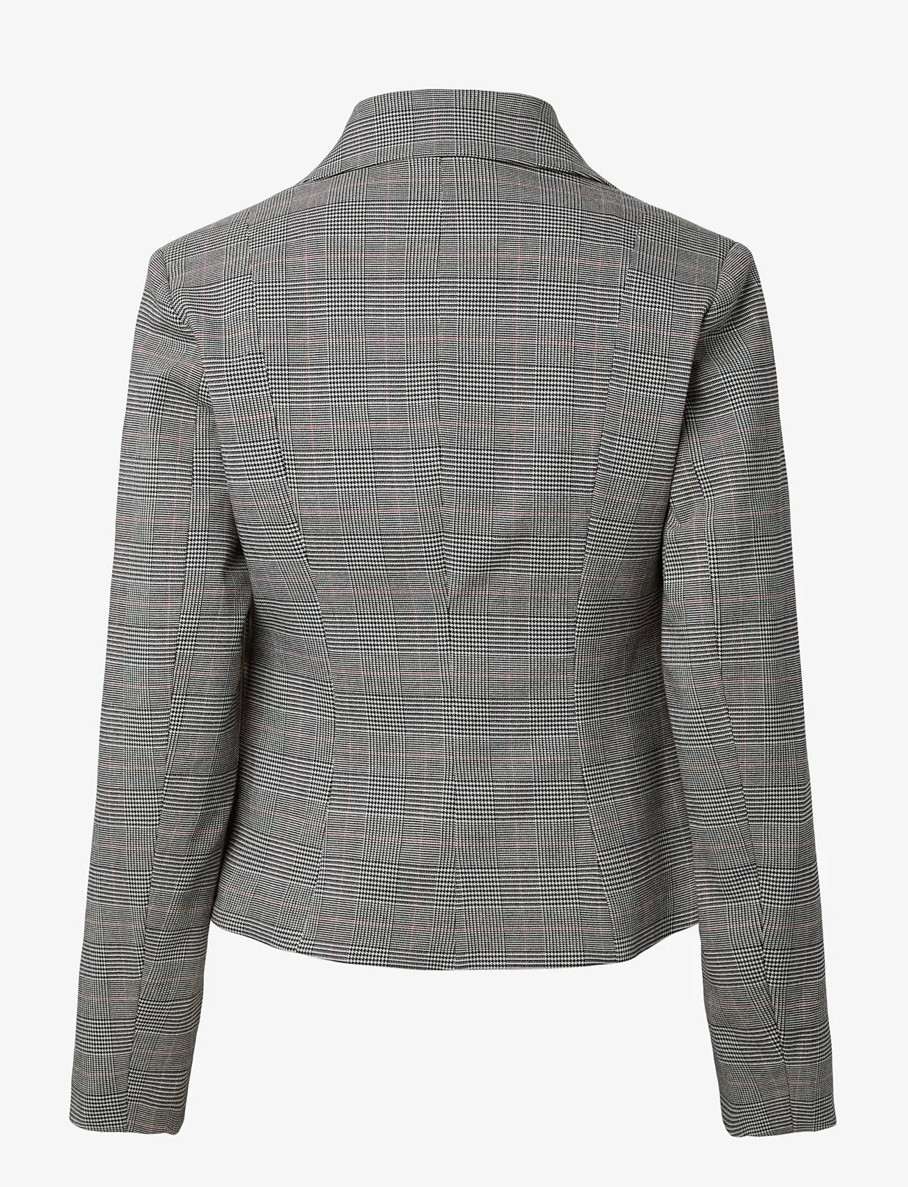 YAS - YASTHELA LS CHECKED JACKET - EX - single breasted blazers - star white - 2