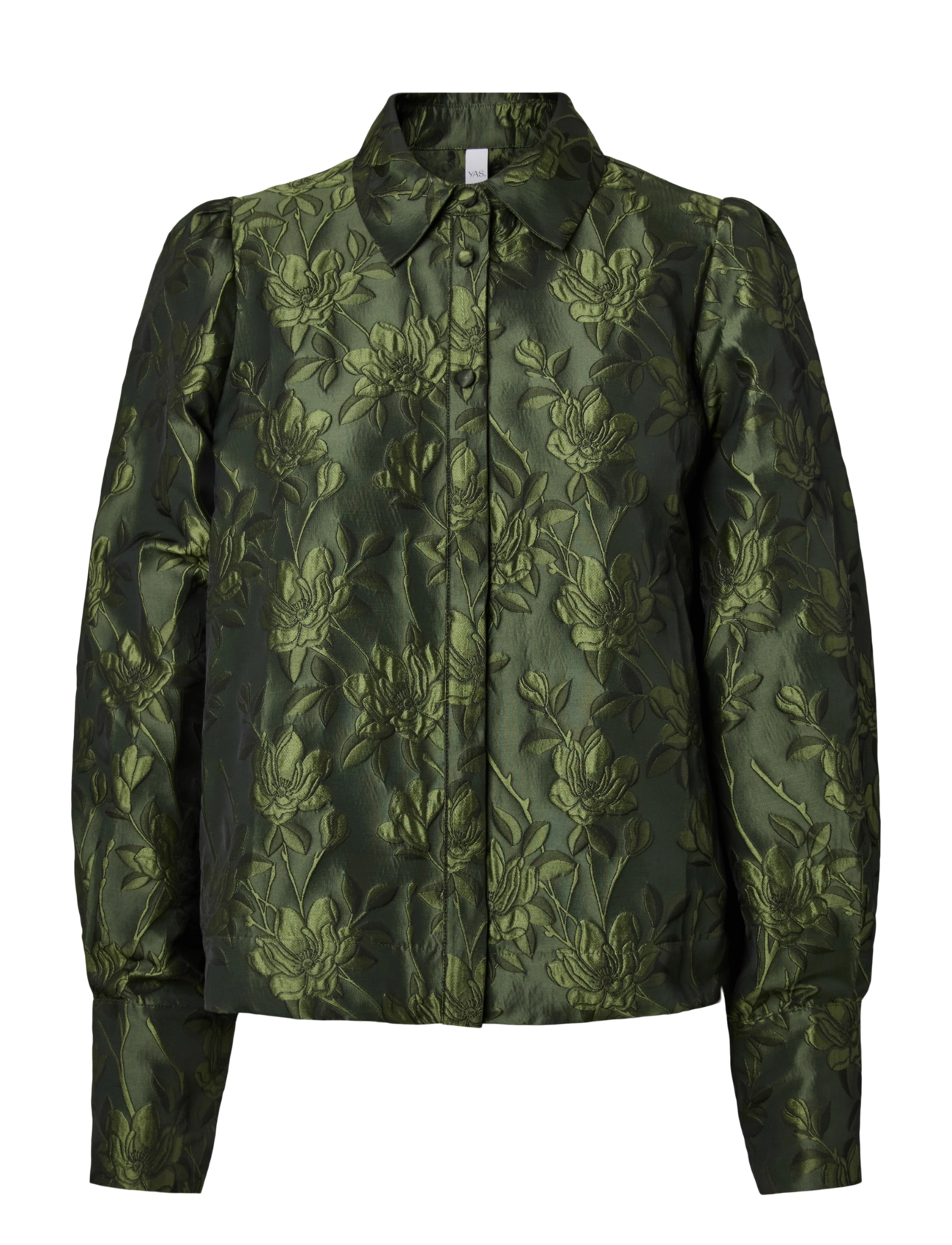 YAS YASSOLSTICE LS SHIRT S. - SHOW - Skjortor - CHIVE / green