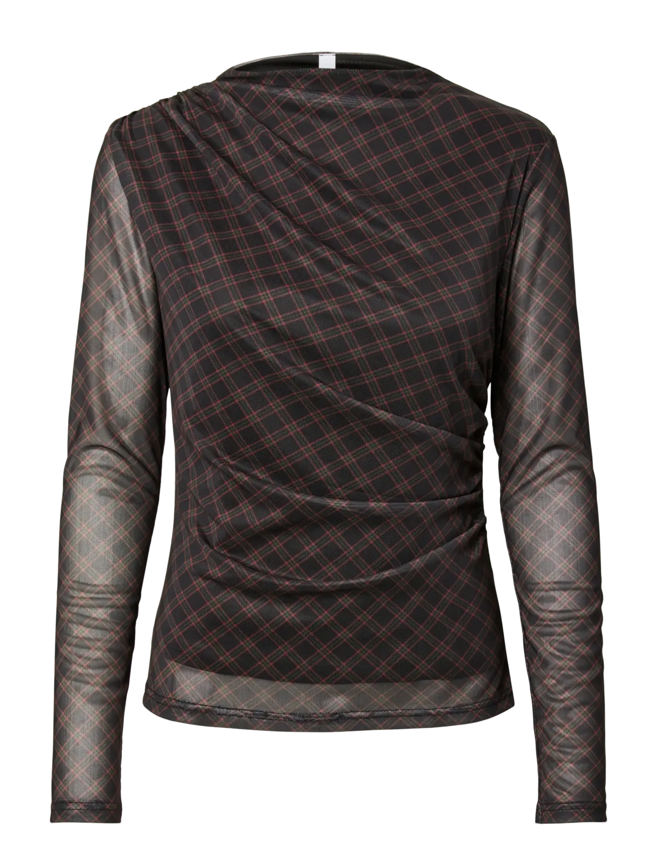 YAS - YASLUNUA LS MESH TOP - black - 1