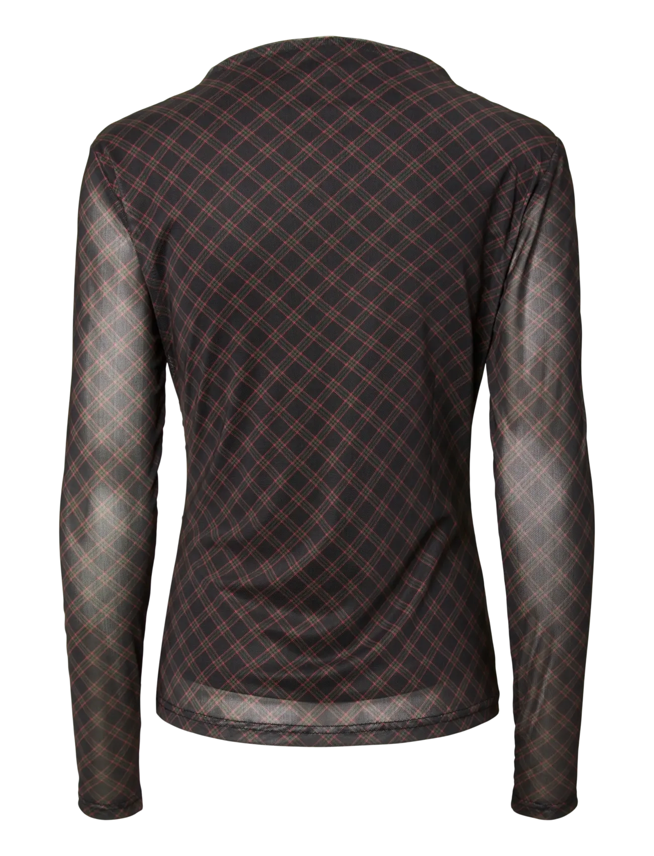 YAS - YASLUNUA LS MESH TOP - black - 2
