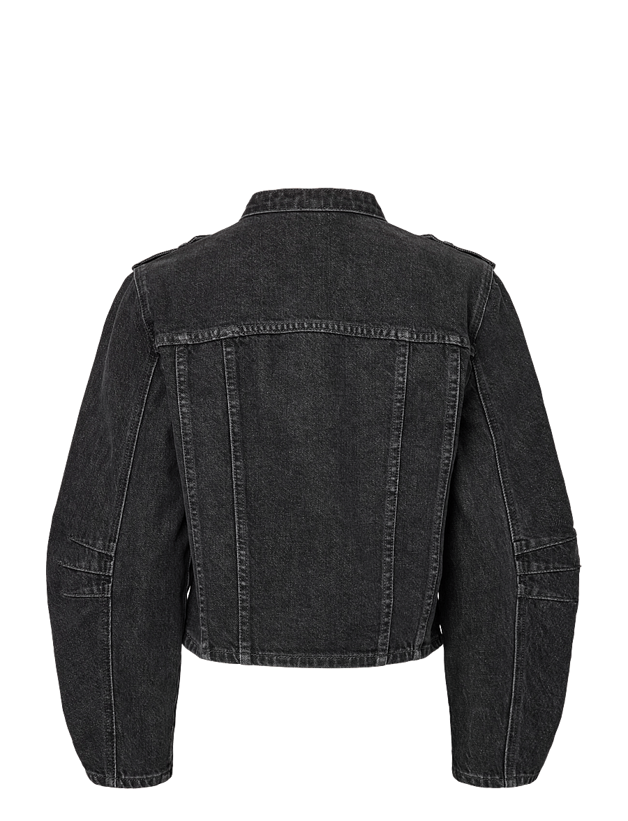 YAS - YASSKY LS DENIM JACKET - STORY - dark grey denim - 2