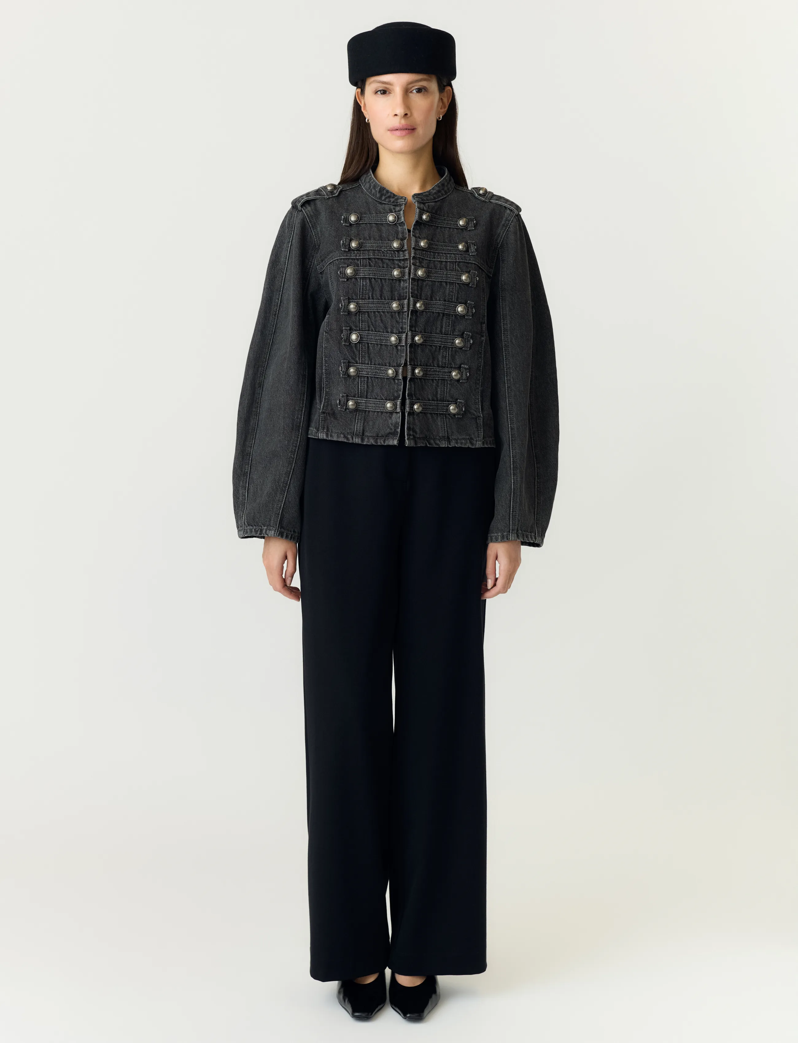 YAS - YASSKY LS DENIM JACKET - STORY - dark grey denim - 4