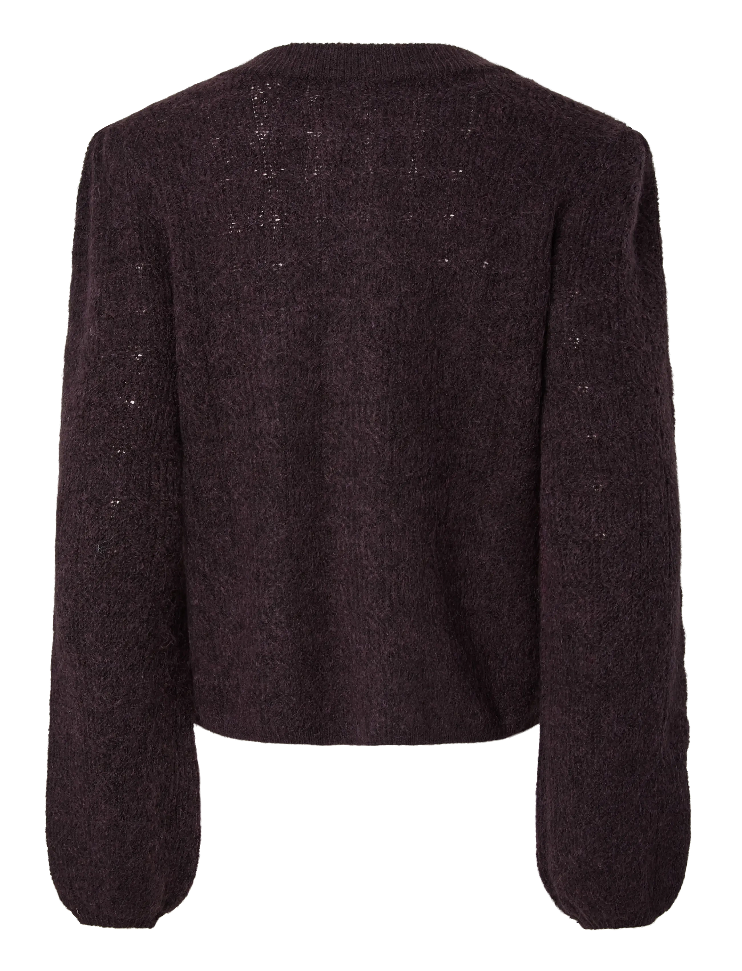 YAS - YASBONSO LS KNIT CARDIGAN S. - plum perfect - 1