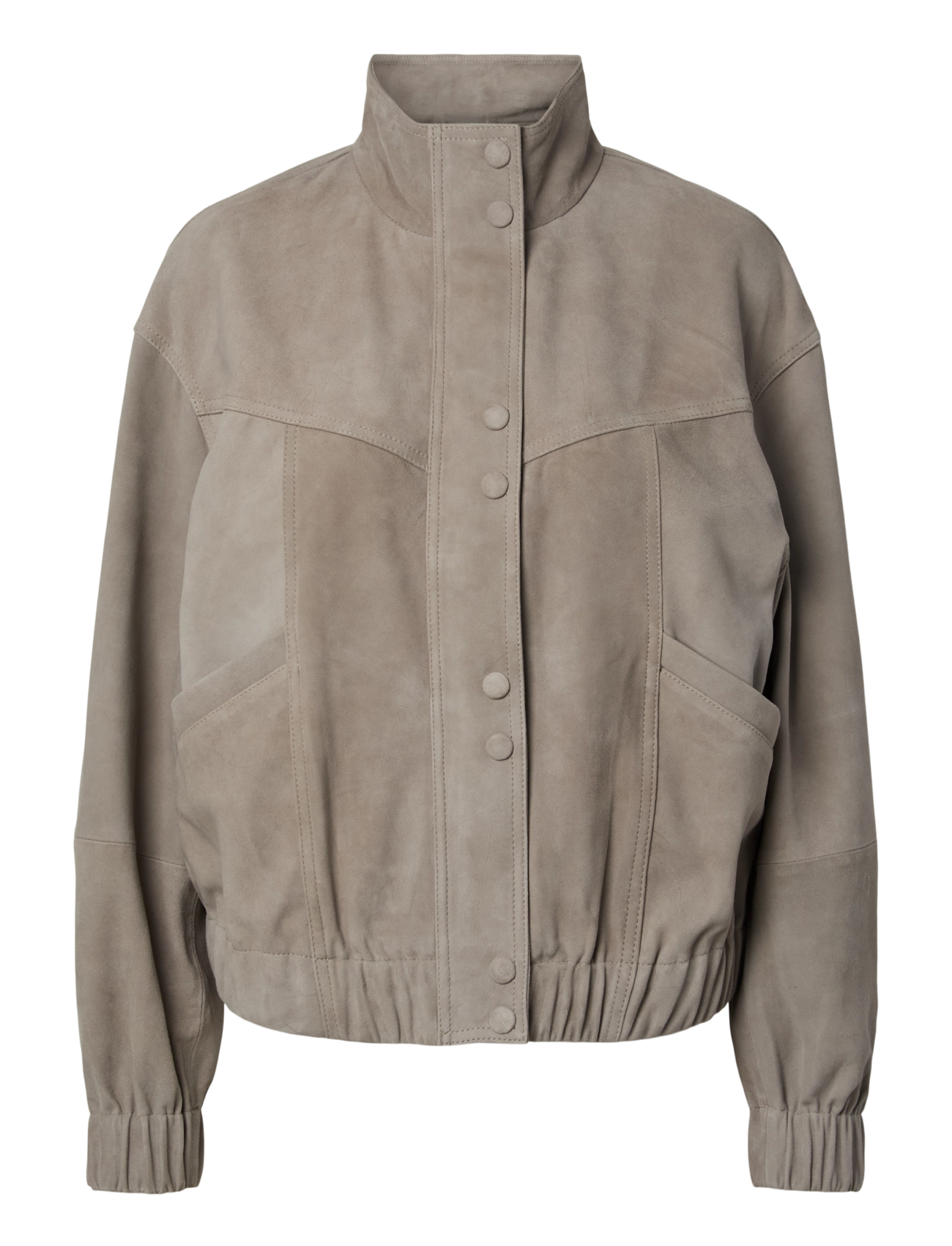 YAS - YASORA LS SUEDE LEATHER JACKET - STORY - bomberjakid - paloma - 1