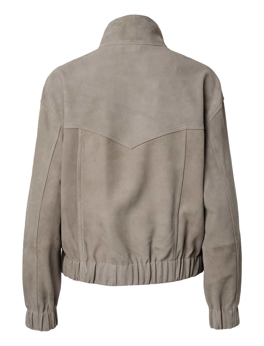 YAS - YASORA LS SUEDE LEATHER JACKET - STORY - bomberjakid - paloma - 2