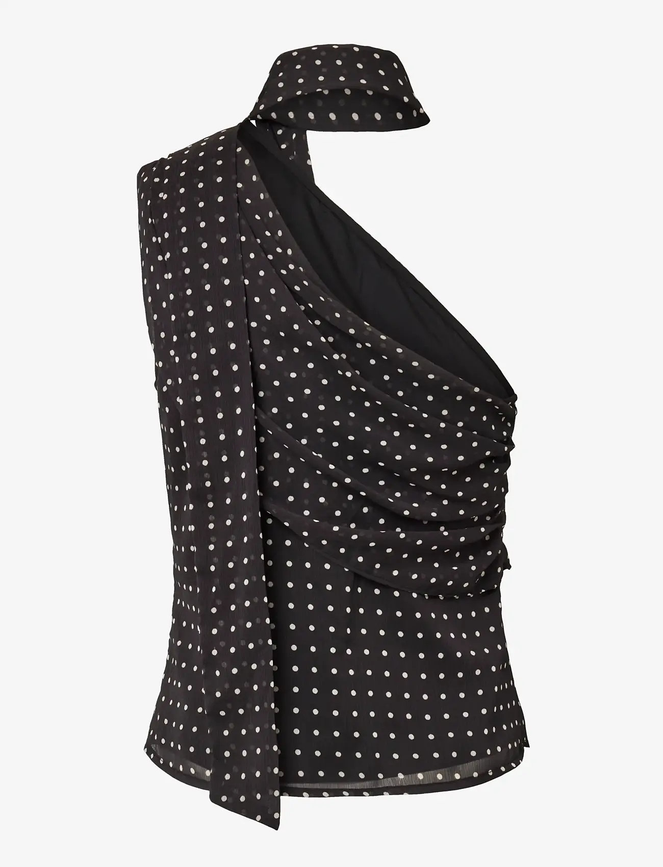 YAS - YASLUPINA SCARF TOP S. - D2D - Ærmeløse bluser - black - 1